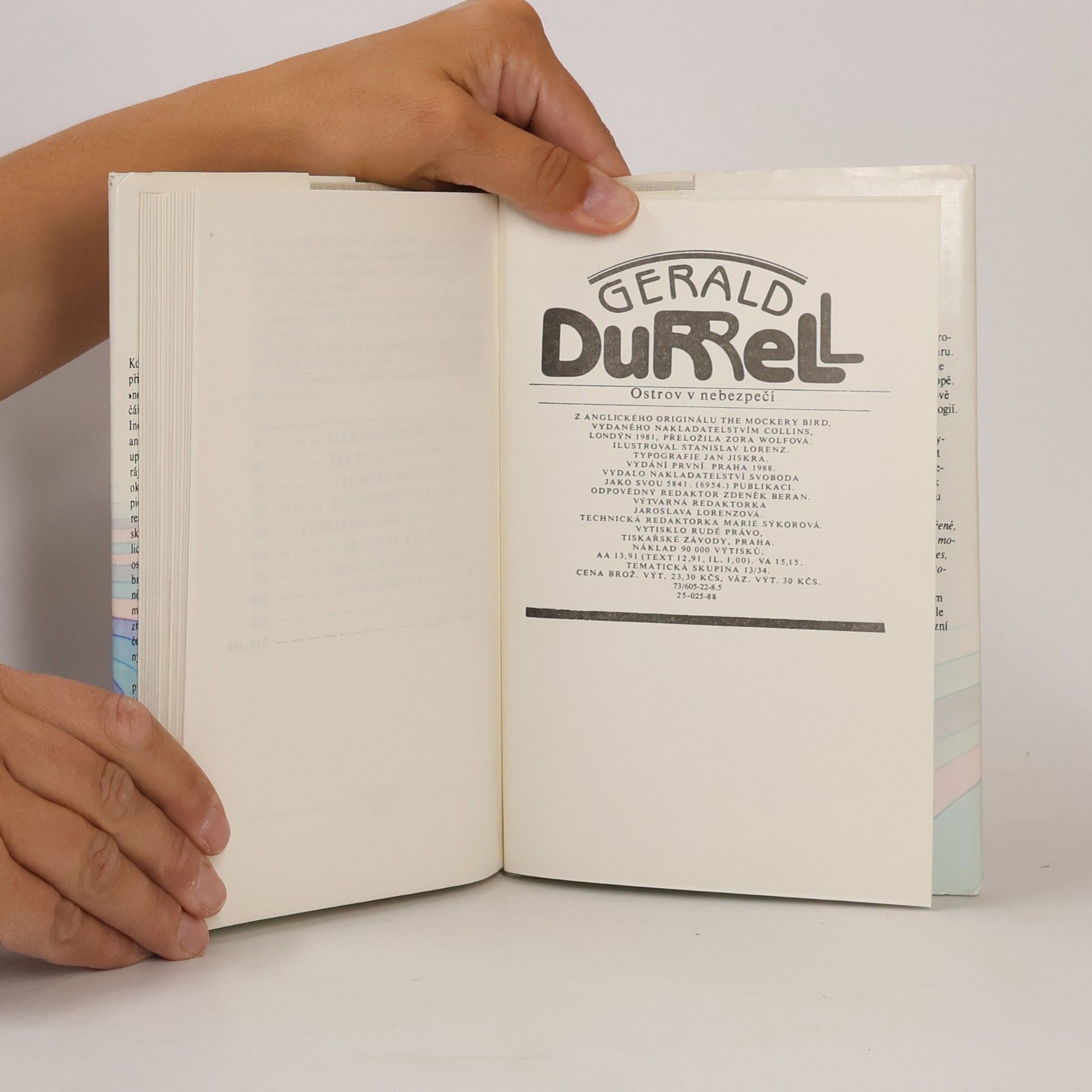 Gerald Durrell Ostrov v nebezpečí