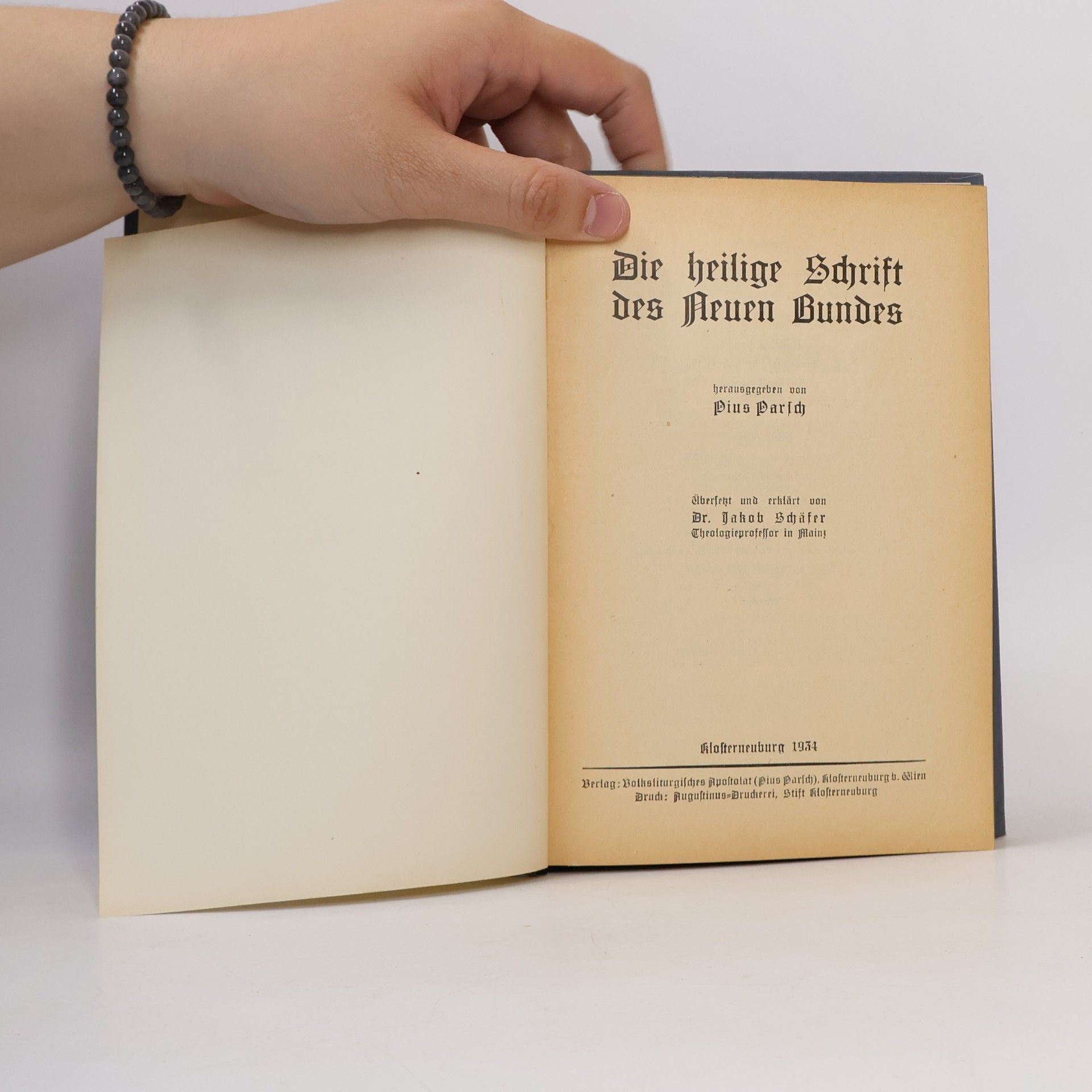 Pius Parich Die heilige Schriftdes Neuen Bundes