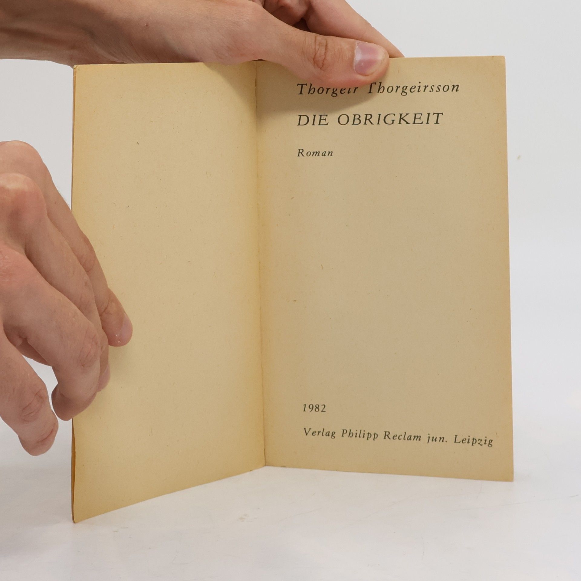 Thorgeir Thorgeirsson Die Obrigkeit