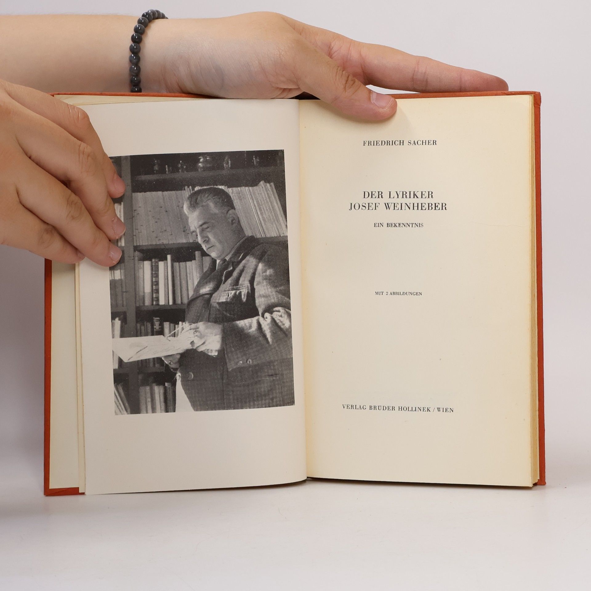 Friedrich Sacher Der Lyriker Josef Weinheber