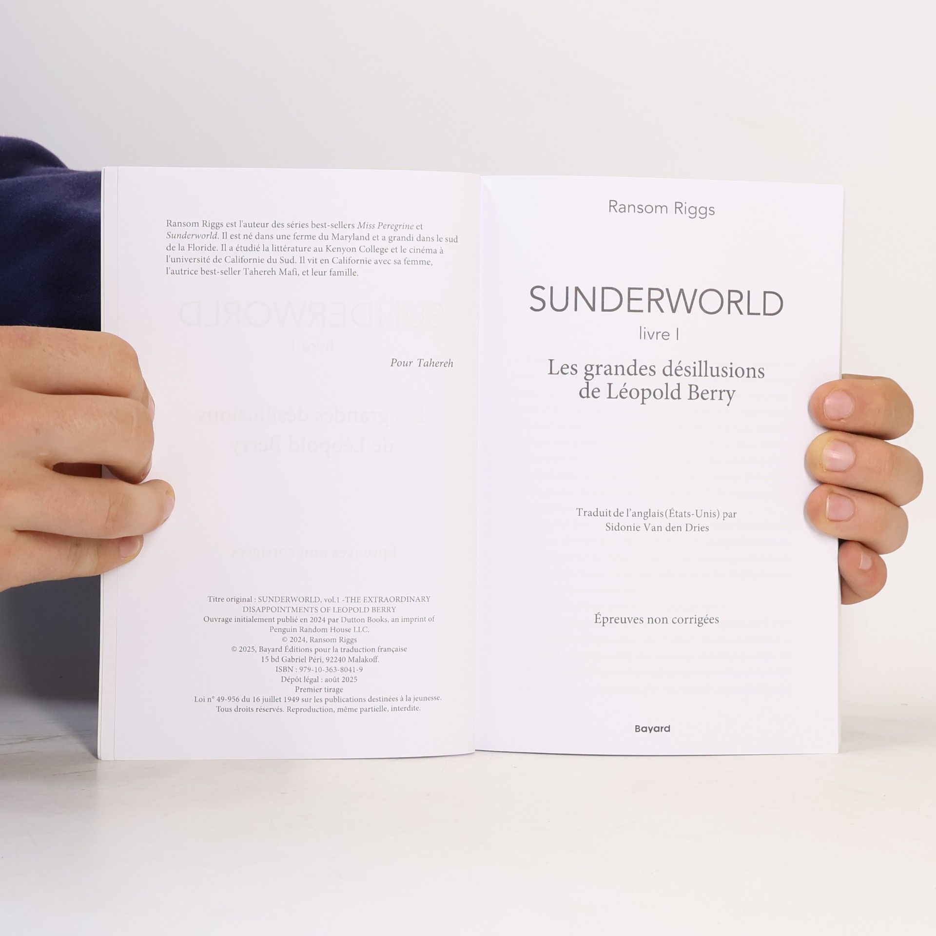 Ransom Riggs Sunderworld. Livre I