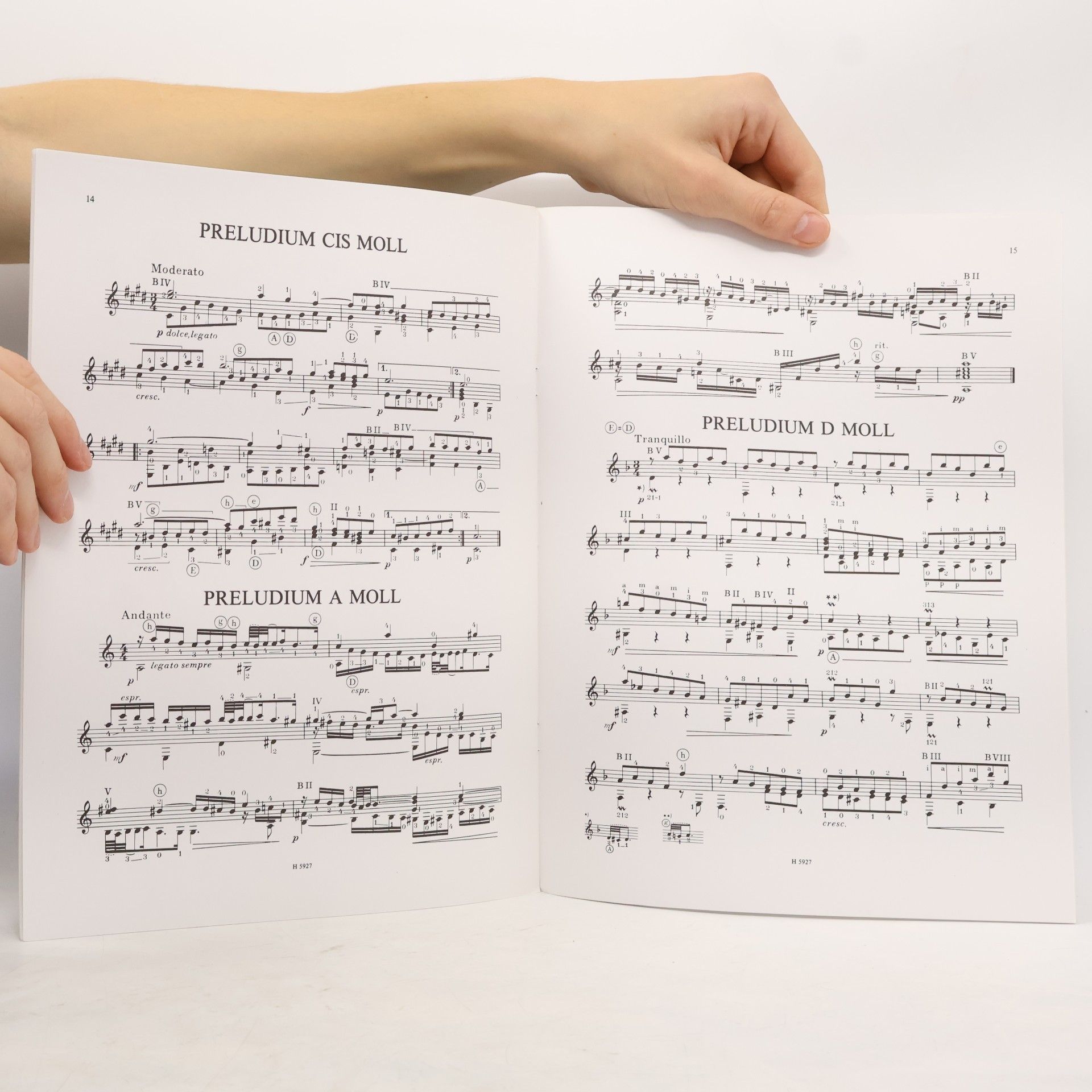 Johann Sebastian Bach Kytarová sóla 51. Výběr skladeb