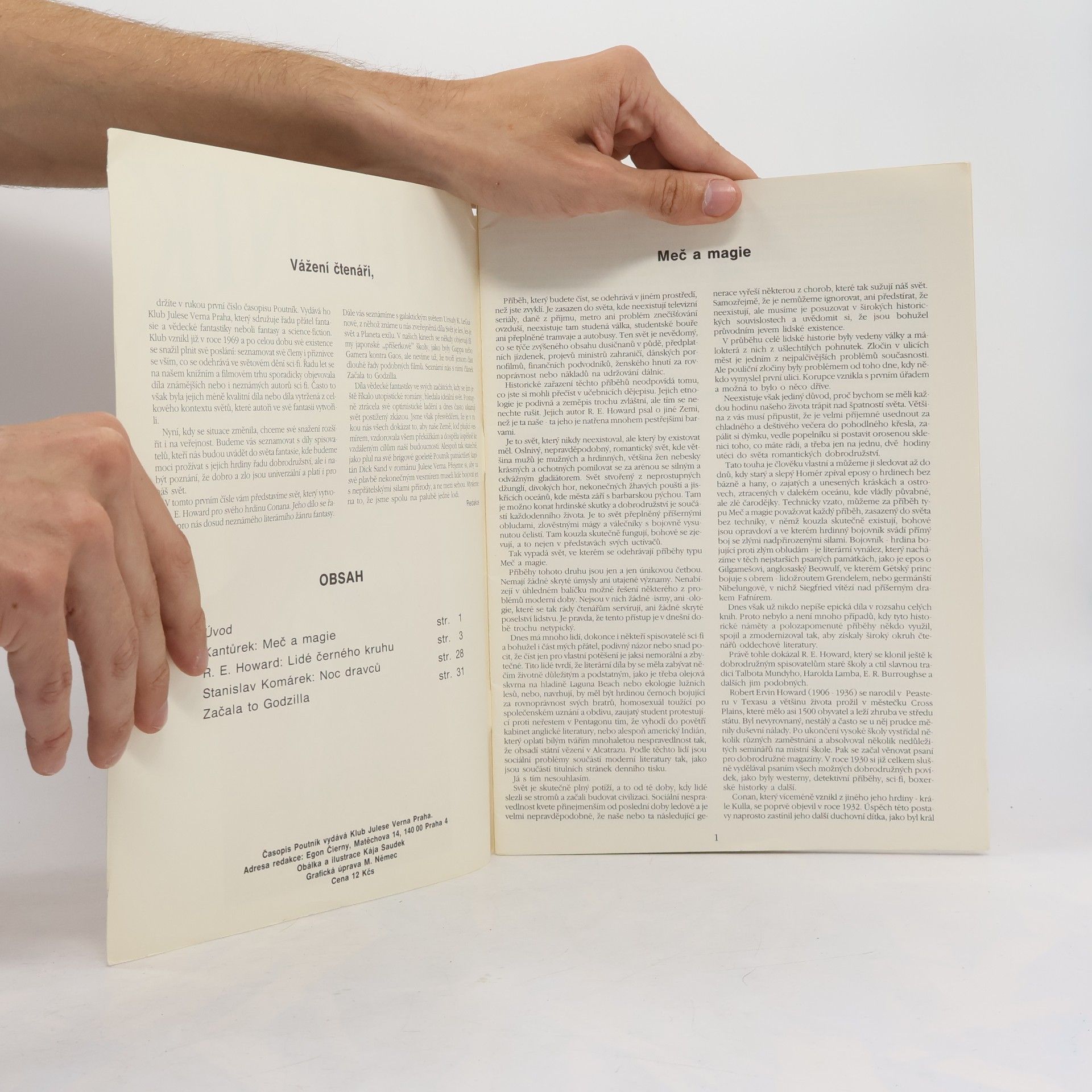 Robert E. Howard Poutník 1/1991. Conan: Lidé černého kruhu