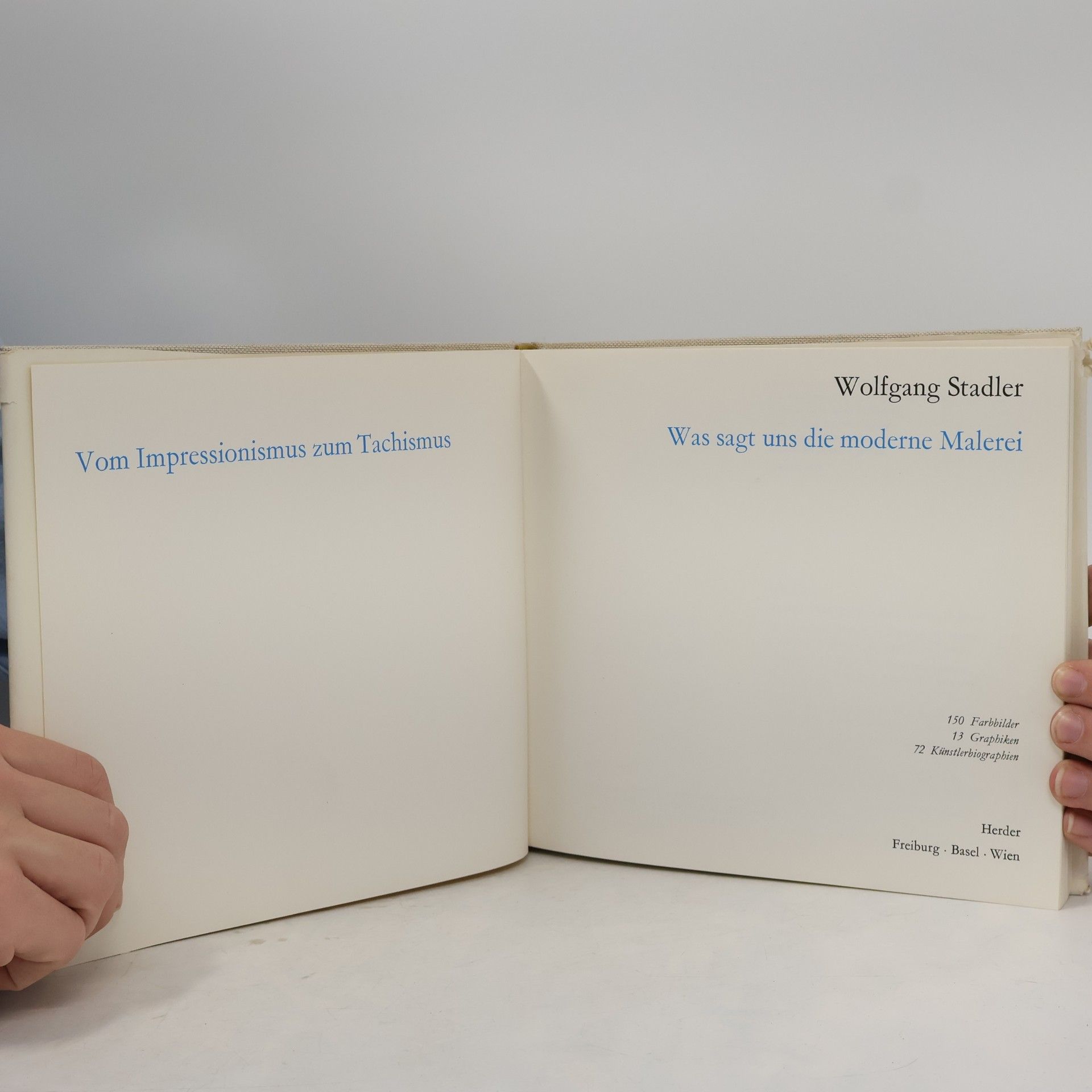Wolfgang Stadler Was sagt uns die moderne Malerei