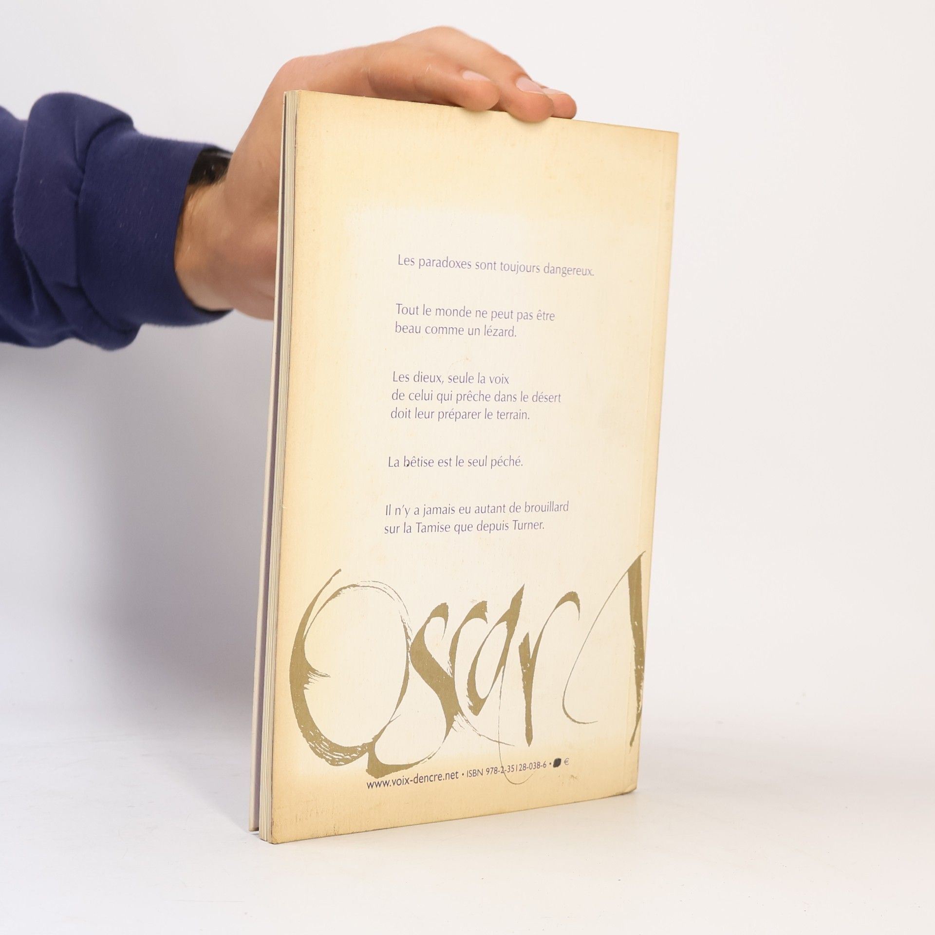 Oscar Wilde Pensées, mots d'esprit, paradoxes