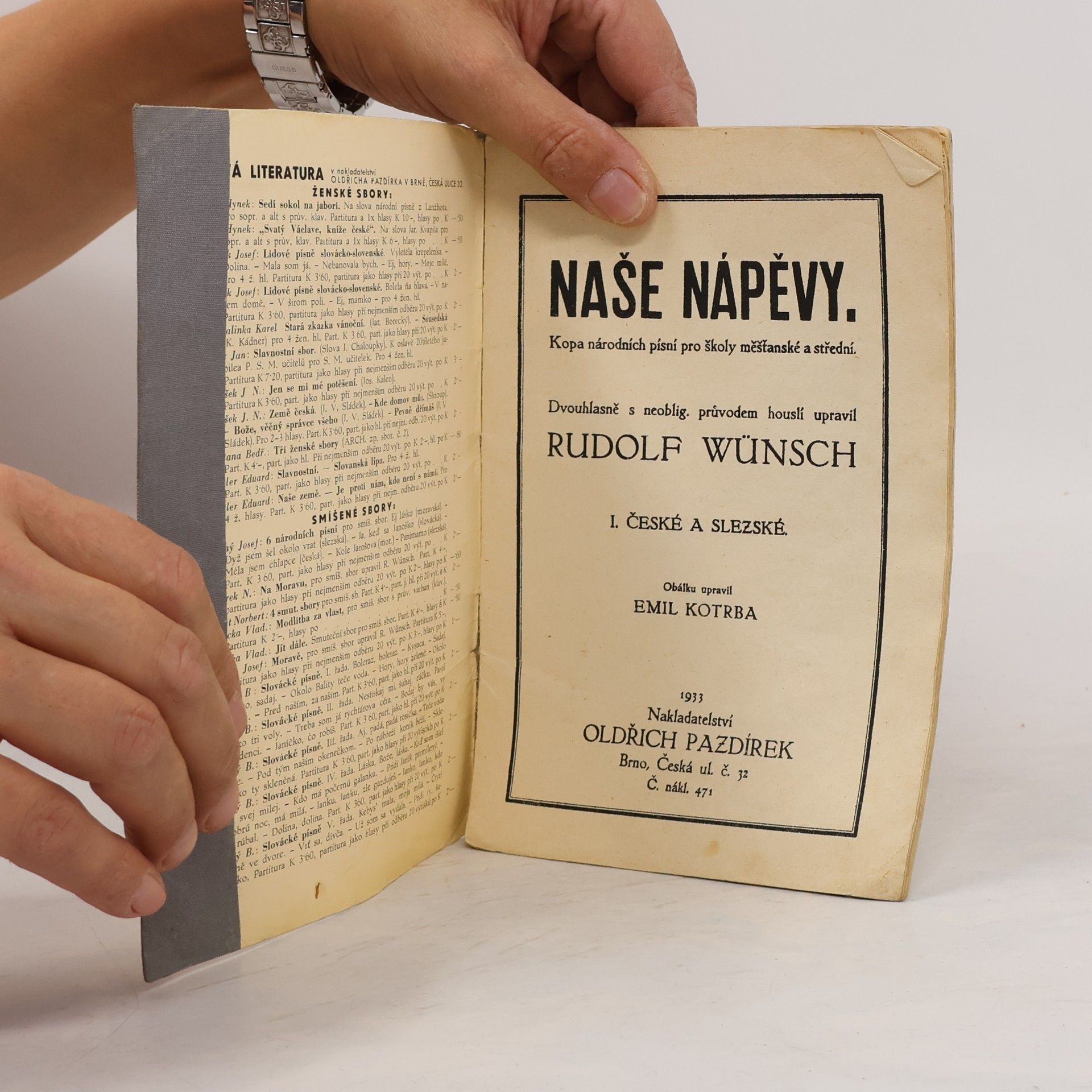 Rudolf Wünsch Naše nápěvy