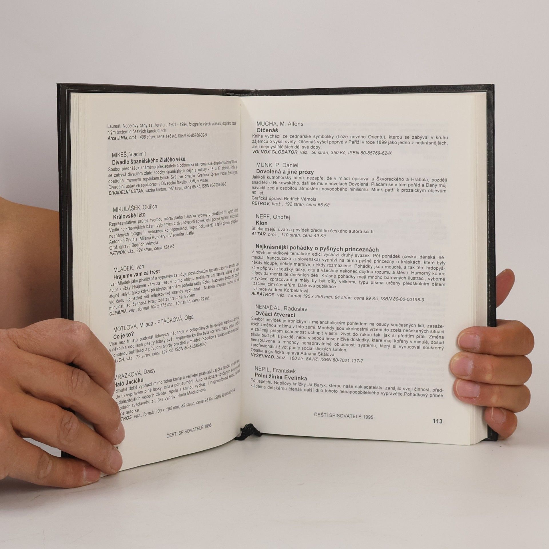 Jiří Pánek Český literární almanach 1996