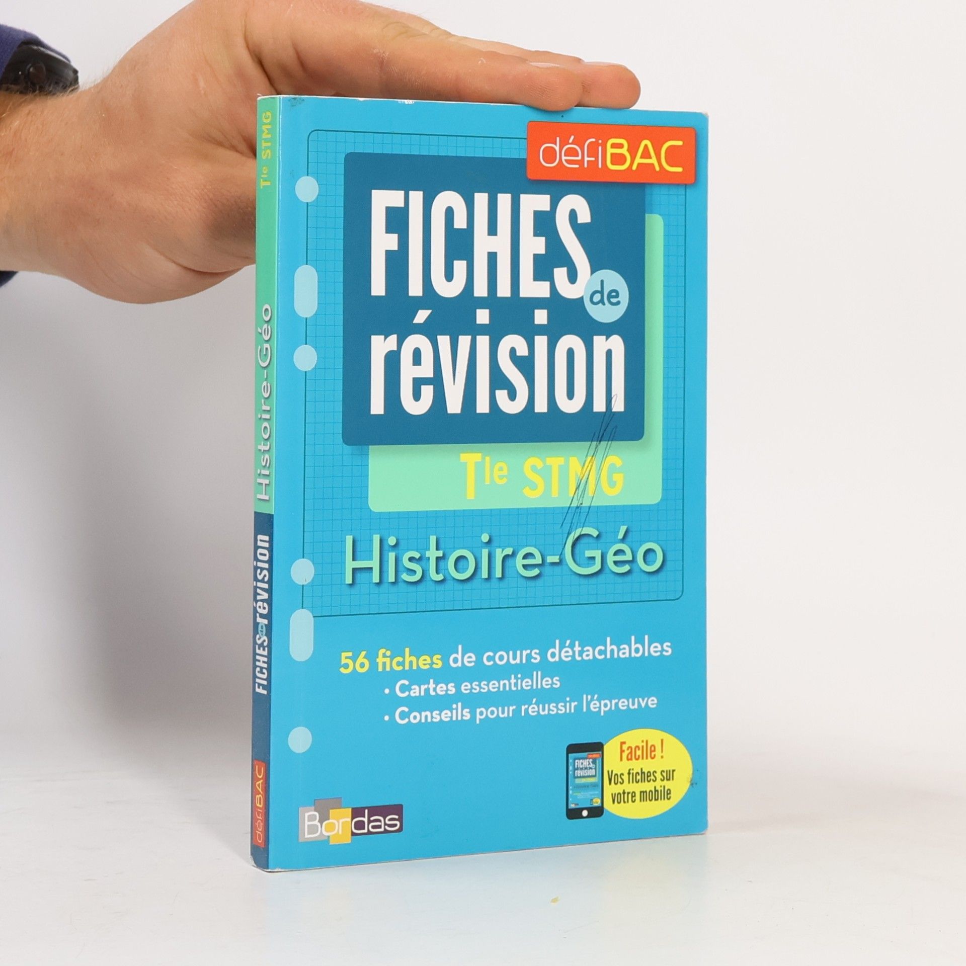 Georges Riggi DéfiBac - Fiches de révision - Histoire-Géo TERM STMG - 56 fiches de cours détachables, cartes essentielles, conseils pour réussir l'épreuve