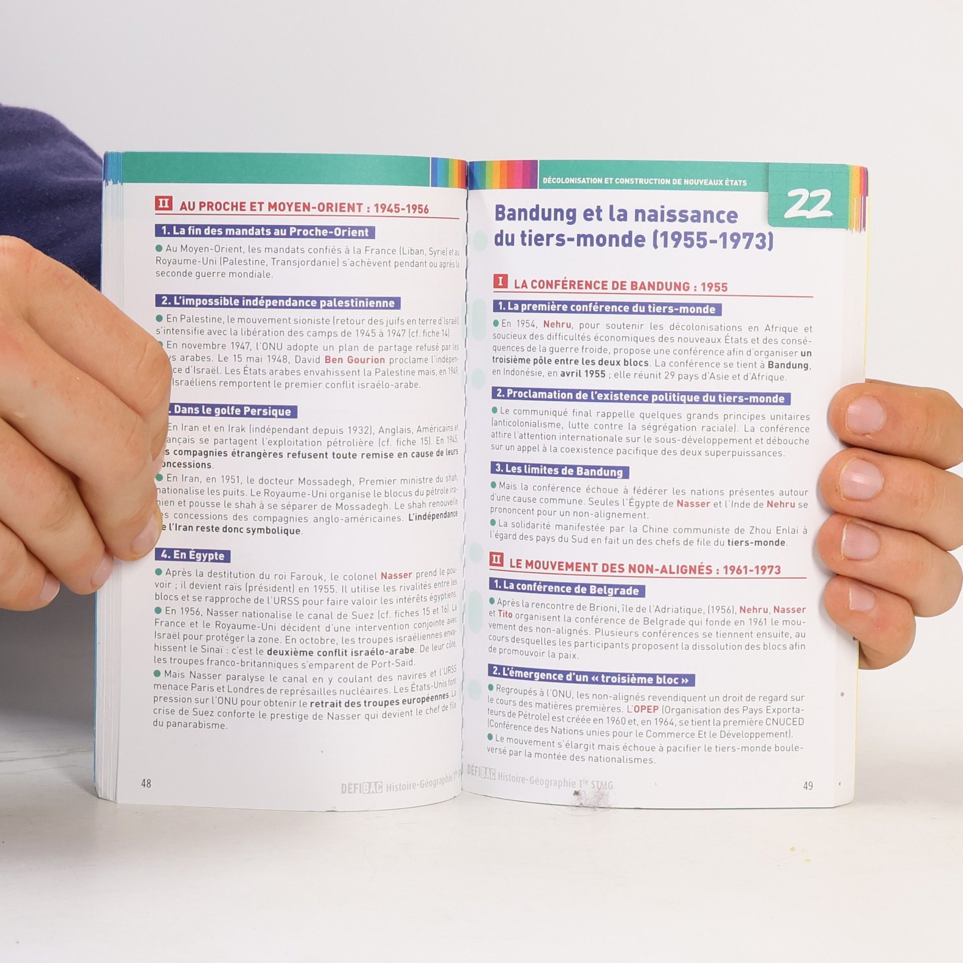 Georges Riggi DéfiBac - Fiches de révision - Histoire-Géo TERM STMG - 56 fiches de cours détachables, cartes essentielles, conseils pour réussir l'épreuve