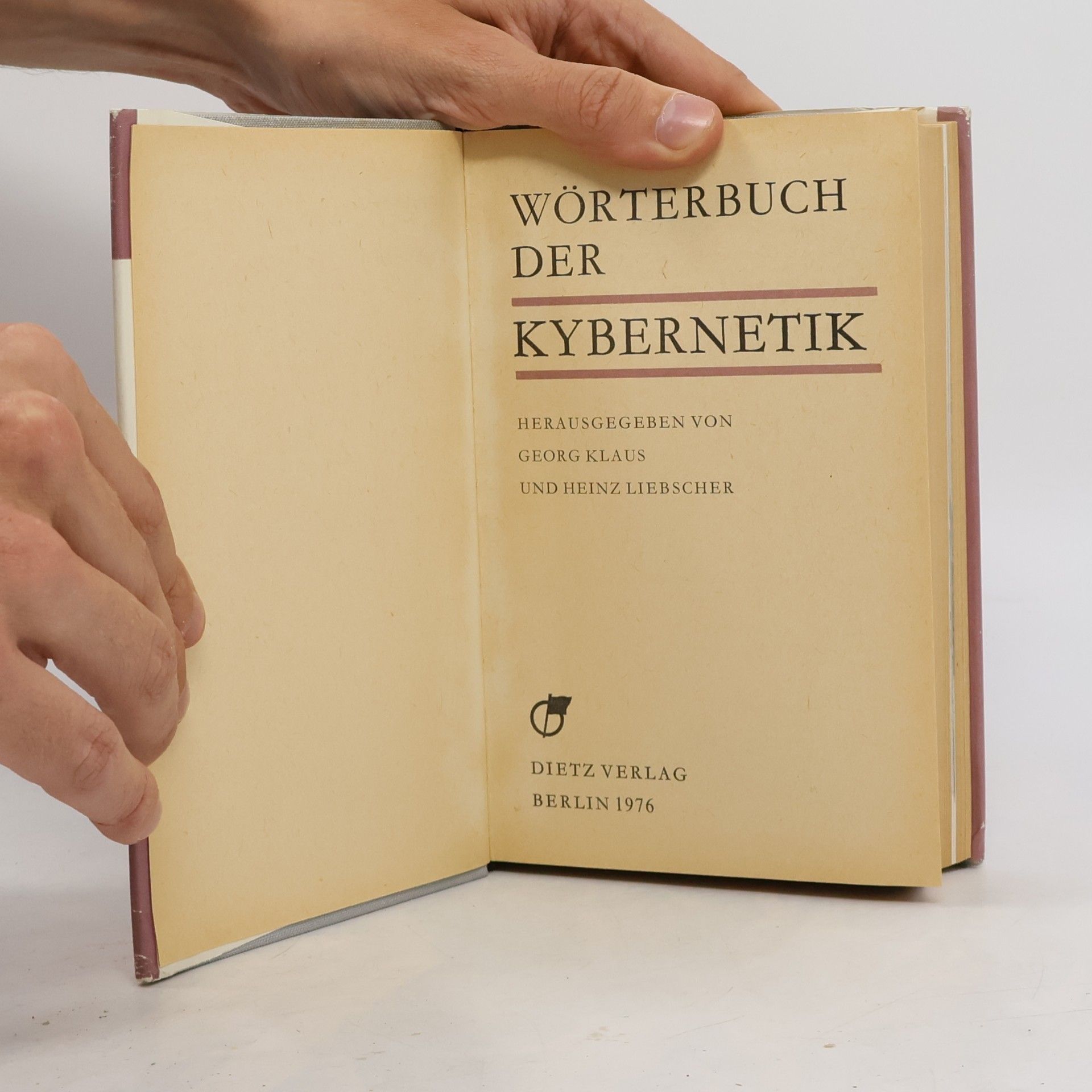 Georg Klaus Wörterbuch der Kybernetik