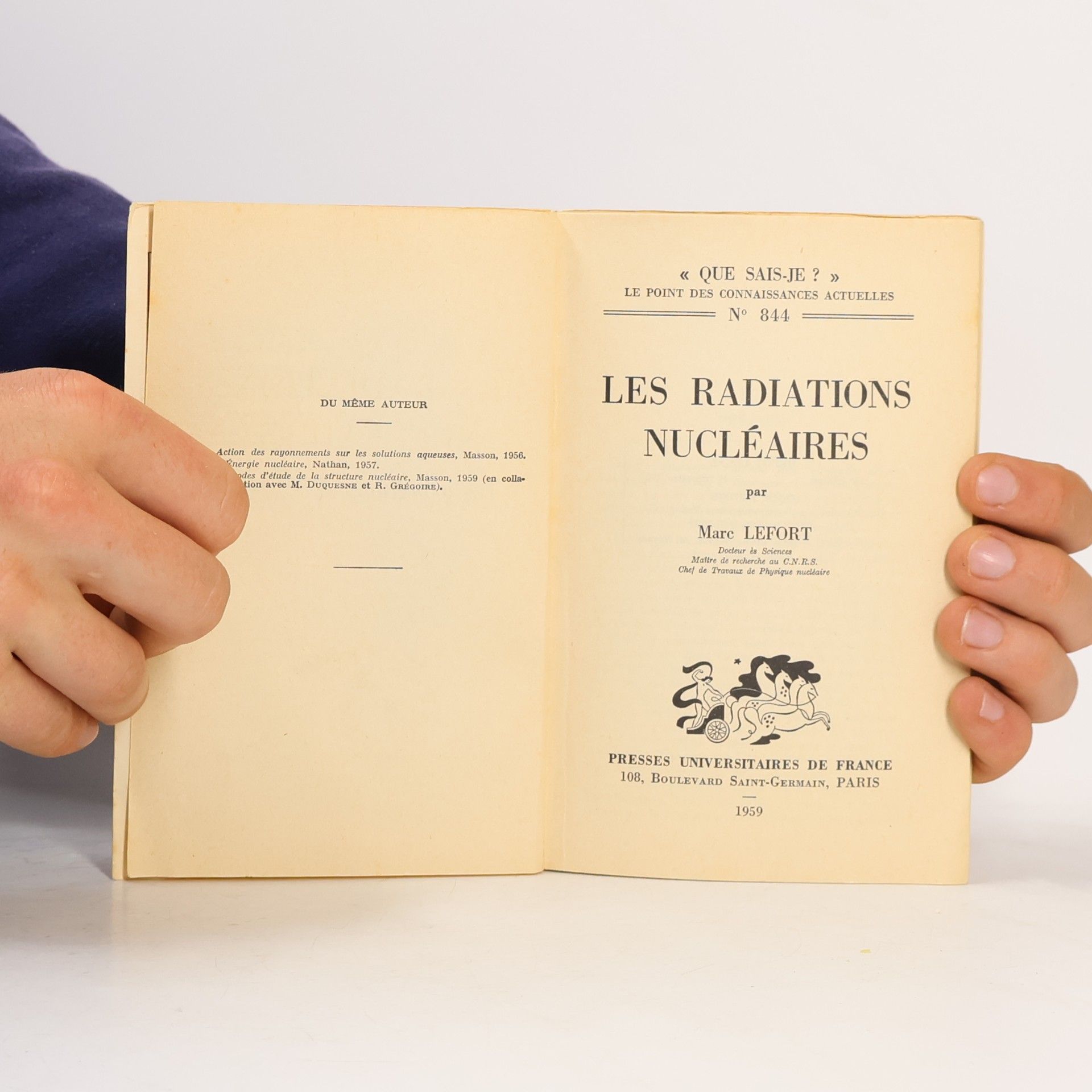 Marc Lefort Les radiations nucléaires