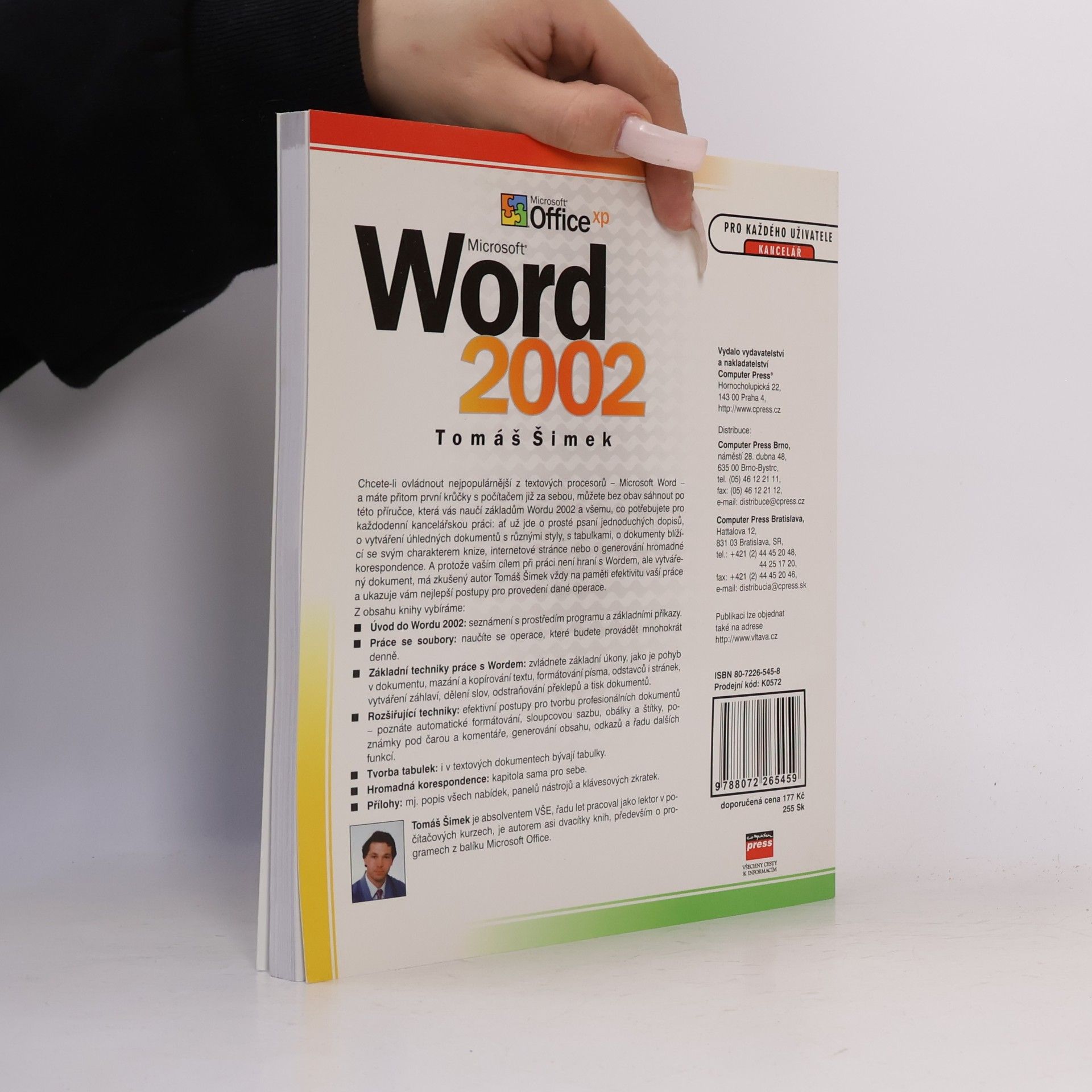 Tomáš Šimek Microsoft Word 2002 - Uživatelská příručka