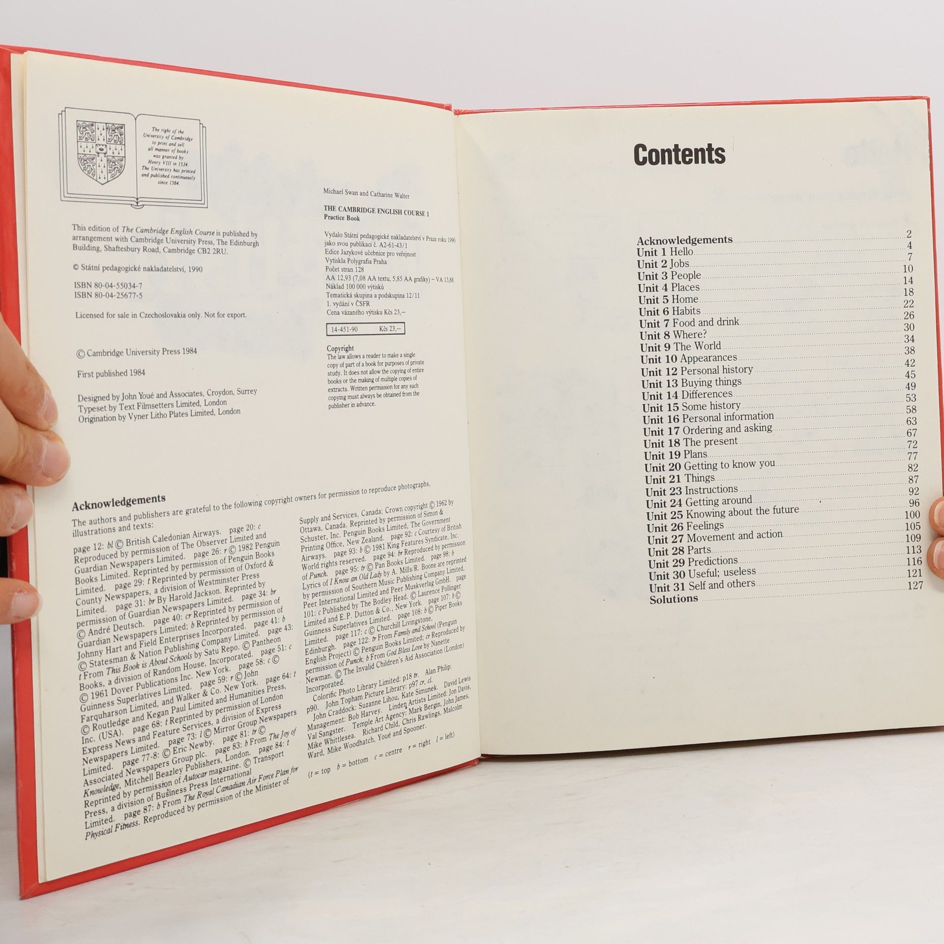 Catherine Walter The Cambridge English Course 1. Practice Book