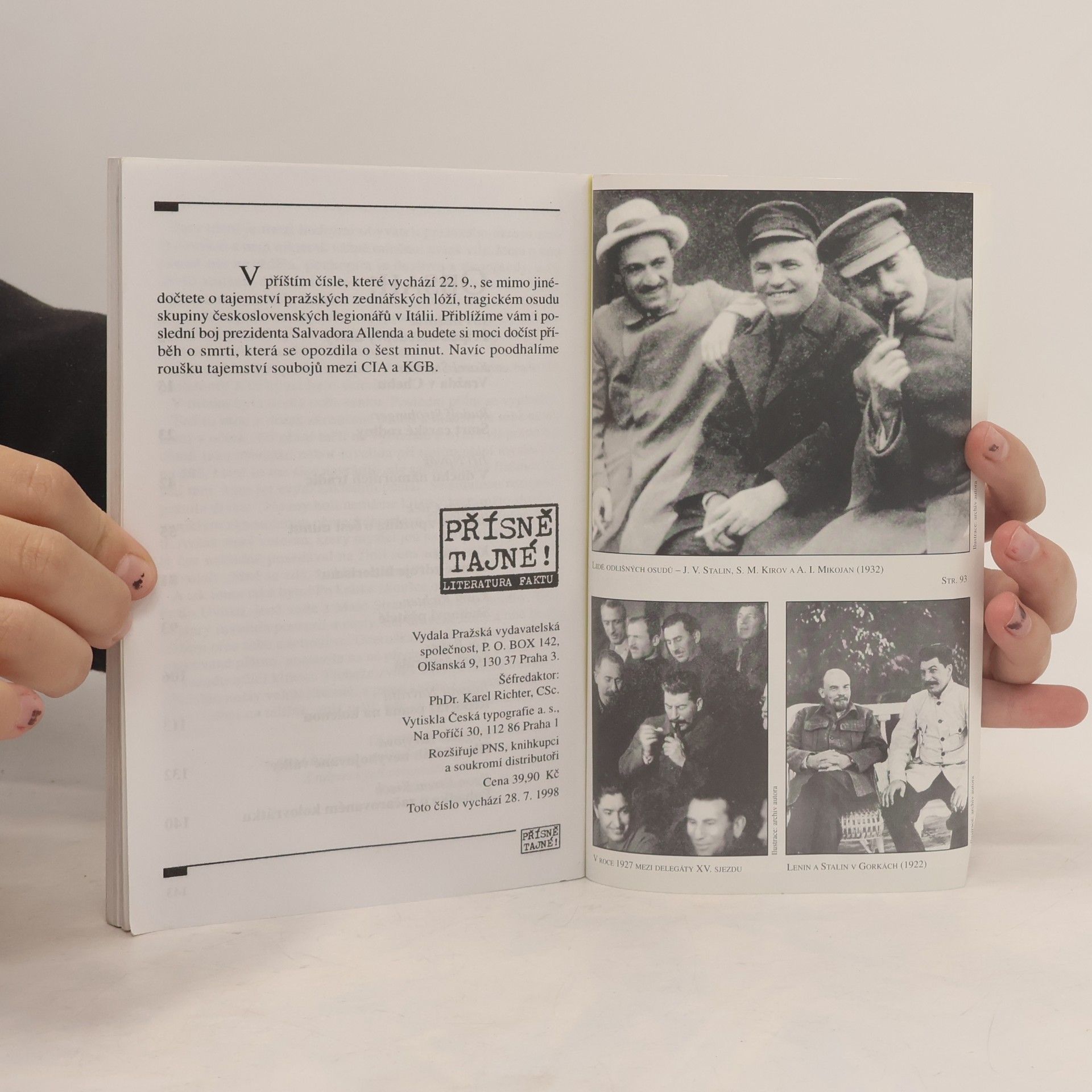 Kolektiv autorů Přísně tajné 4/1998