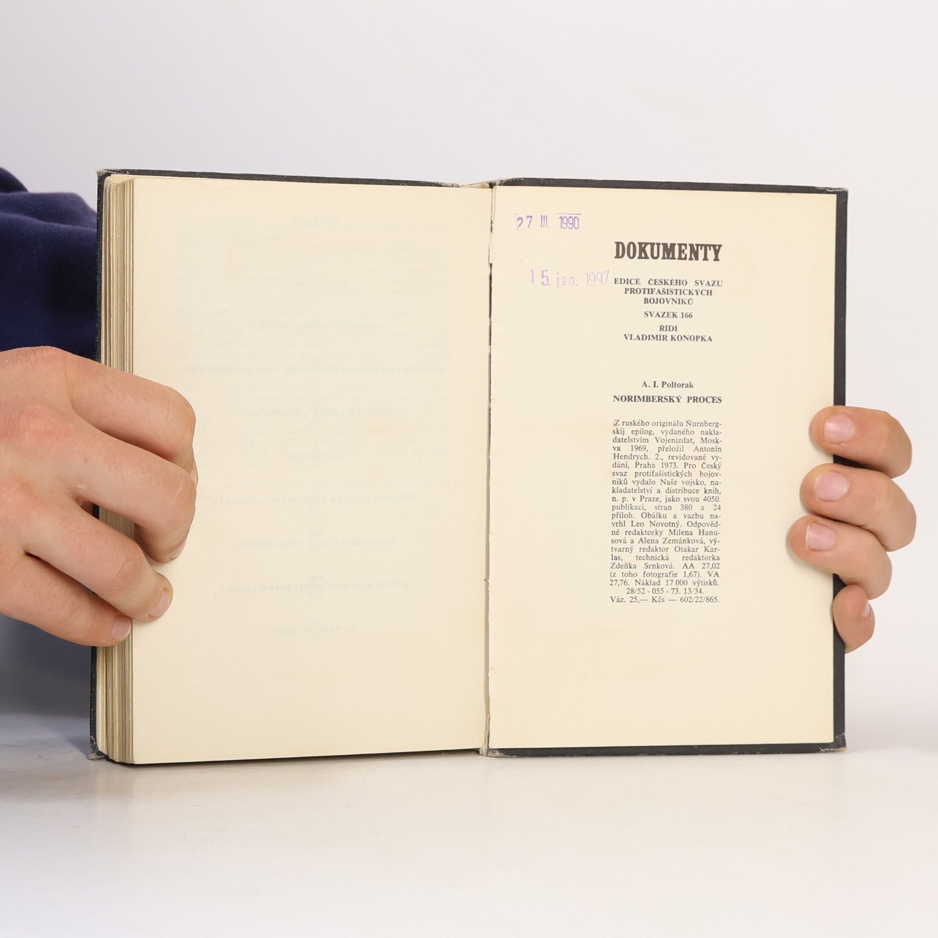 Antonín Hendrych Norimberský proces