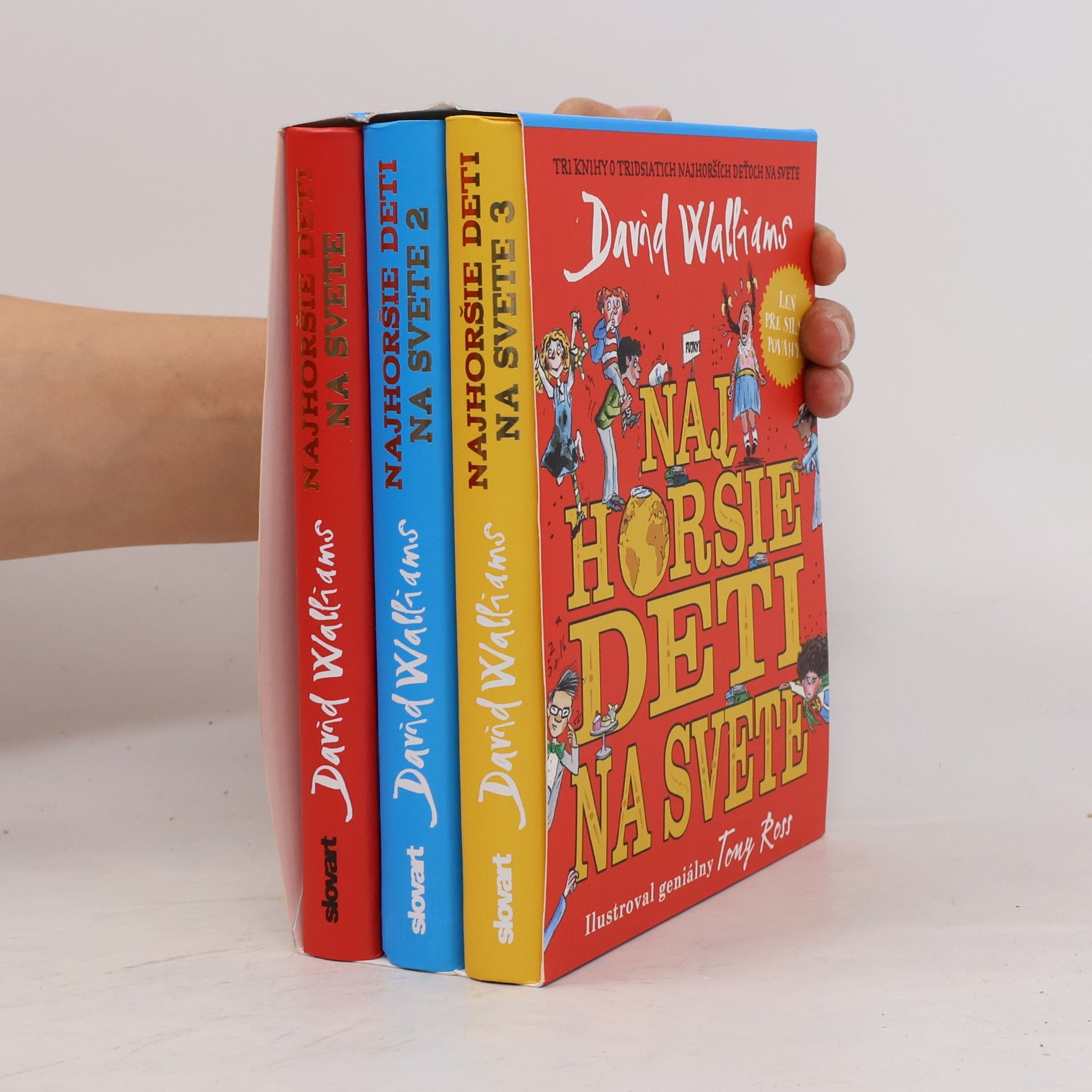 David Walliams Najhoršie deti na svete 1-3 (3 zväzky)
