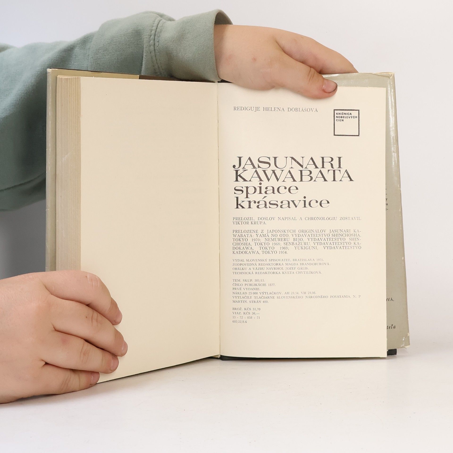 Yasunari Kawabata Spiace krásavice
