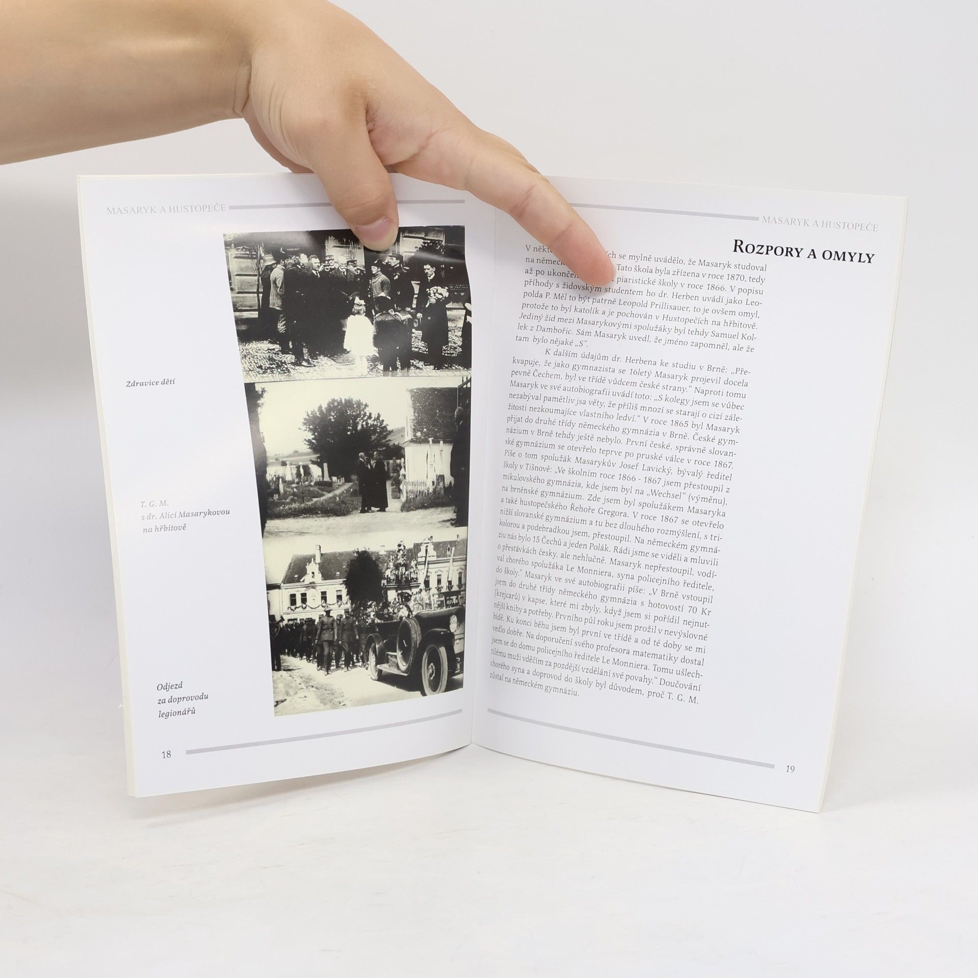 Kolektiv autorů Masaryk a Hustopeče