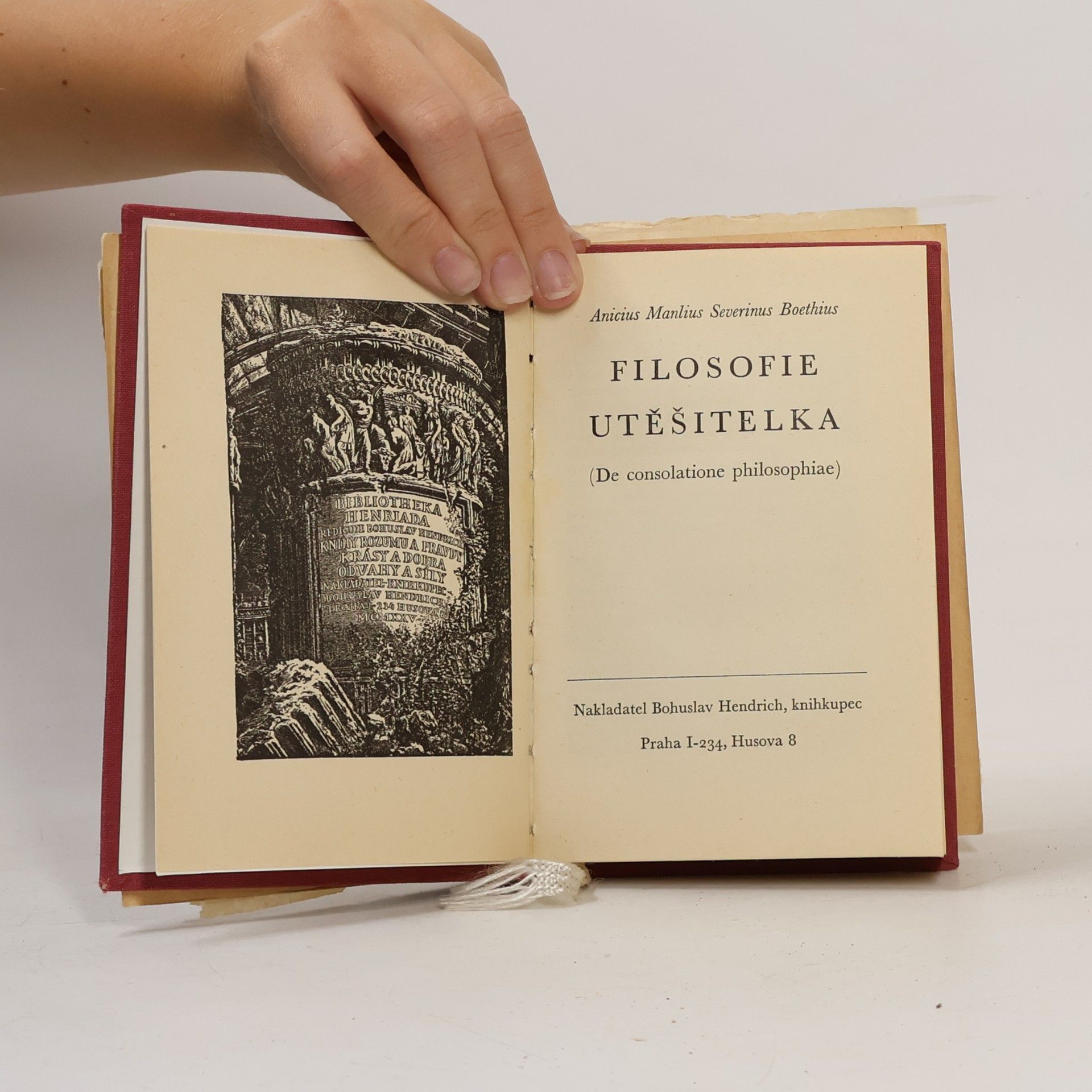 Anitius Manlius Torquatus Severinus Boëthius Filosofie utěšitelka