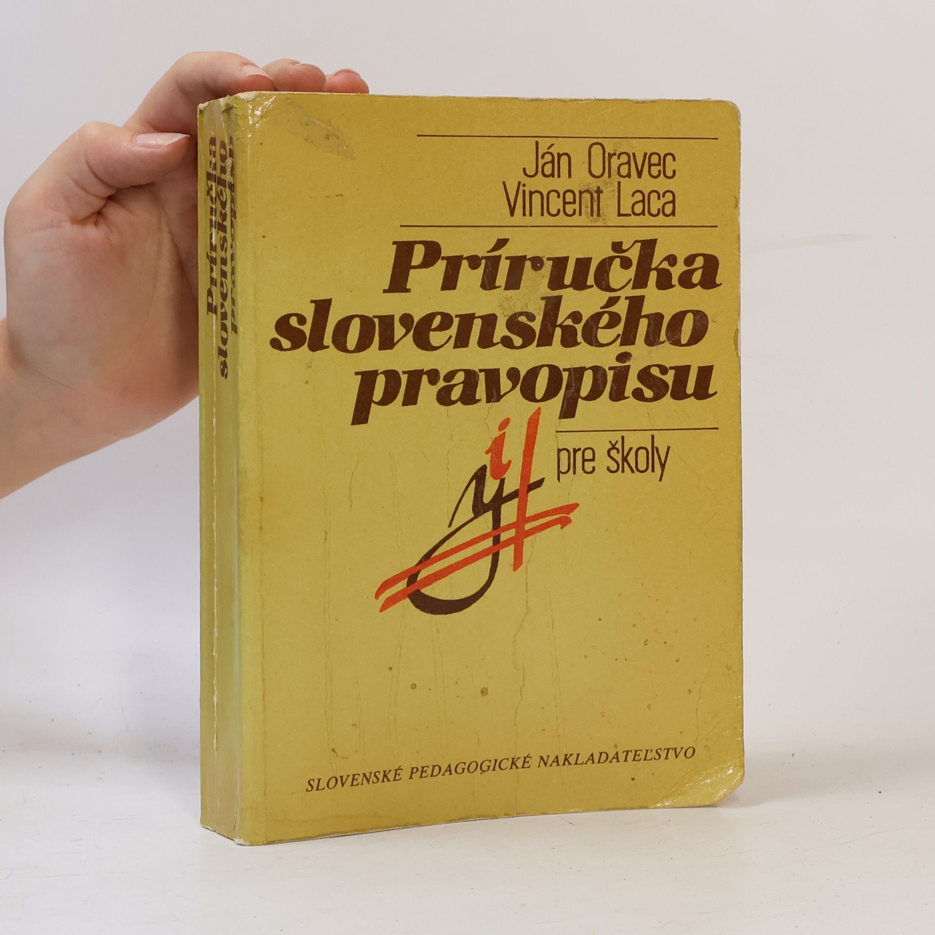 Ján Oravec Príručka slovenského pravopisu pre školy