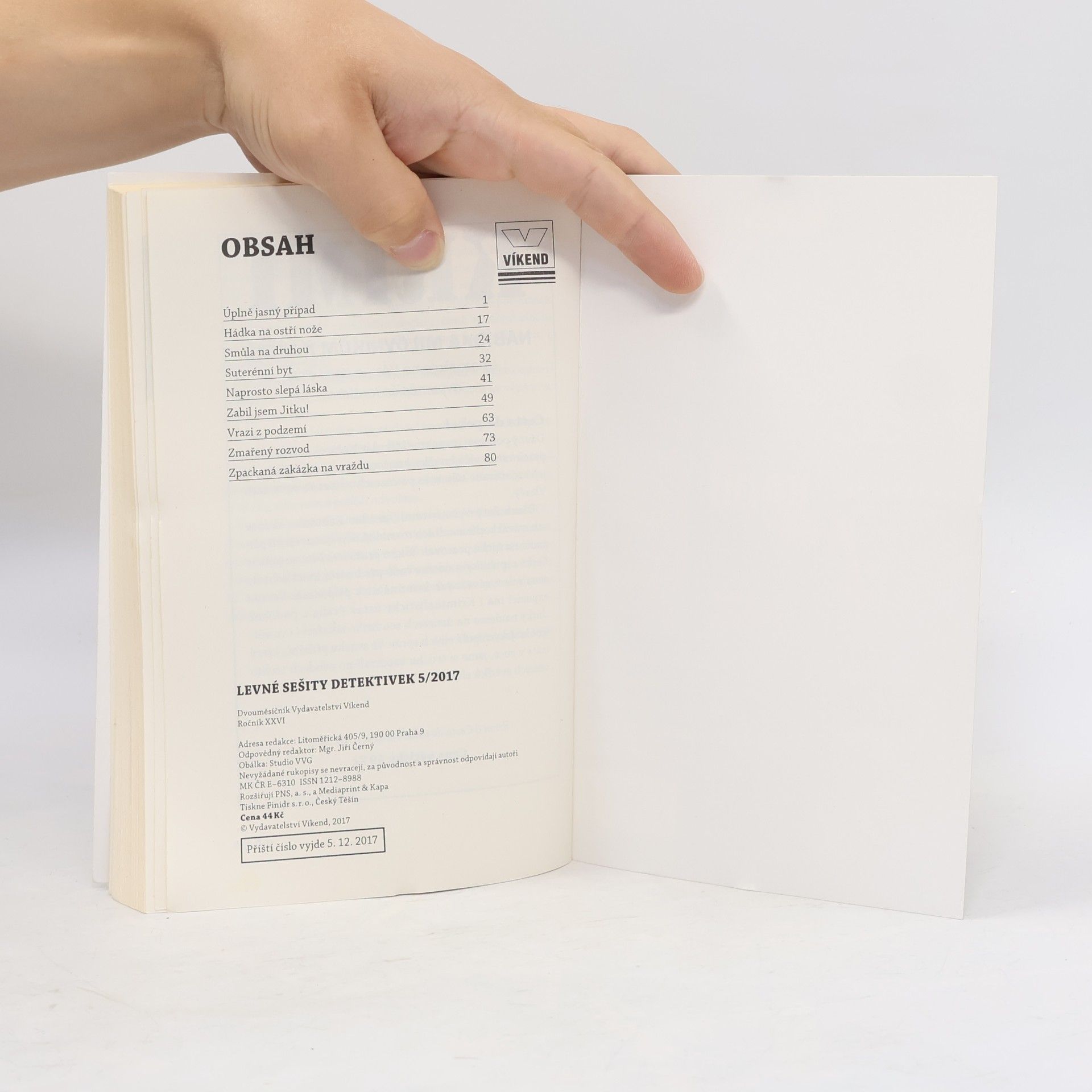 Autorenkollektiv Levné sešity detektivek 5/2017. Naprosto slepá láska