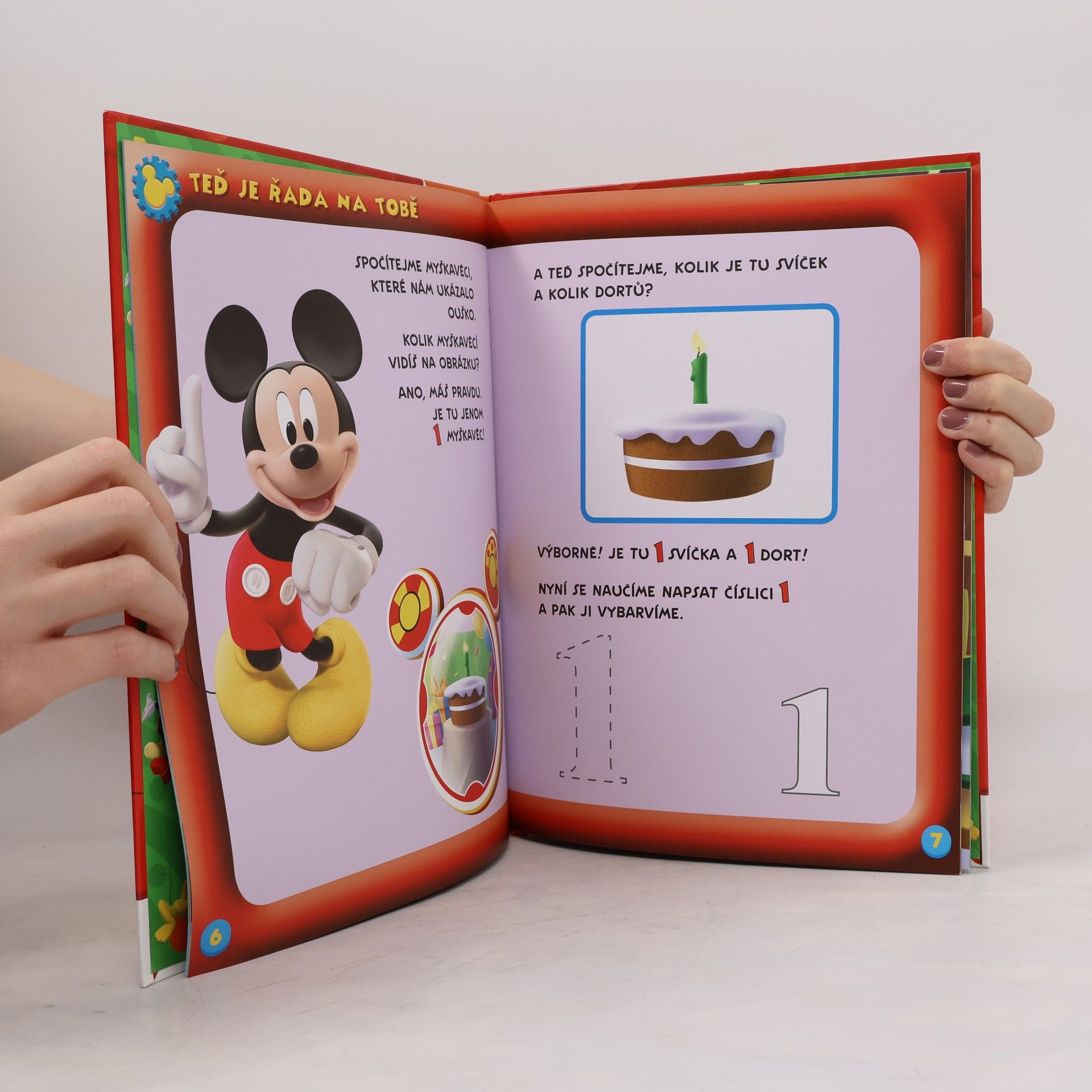 Various authors Hraj si a uč se s Mickey Mousem 7. Jedna!