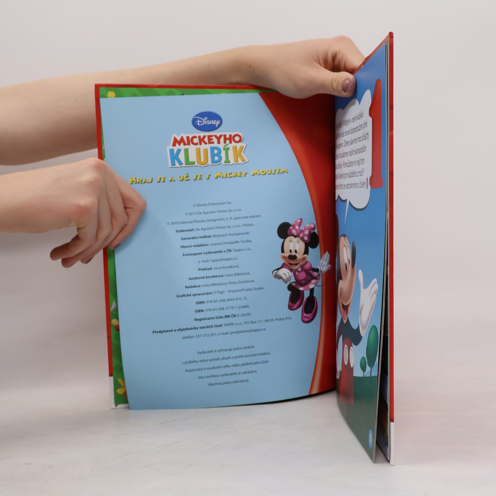 Various authors Hraj si a uč se s Mickey Mousem 7. Jedna!