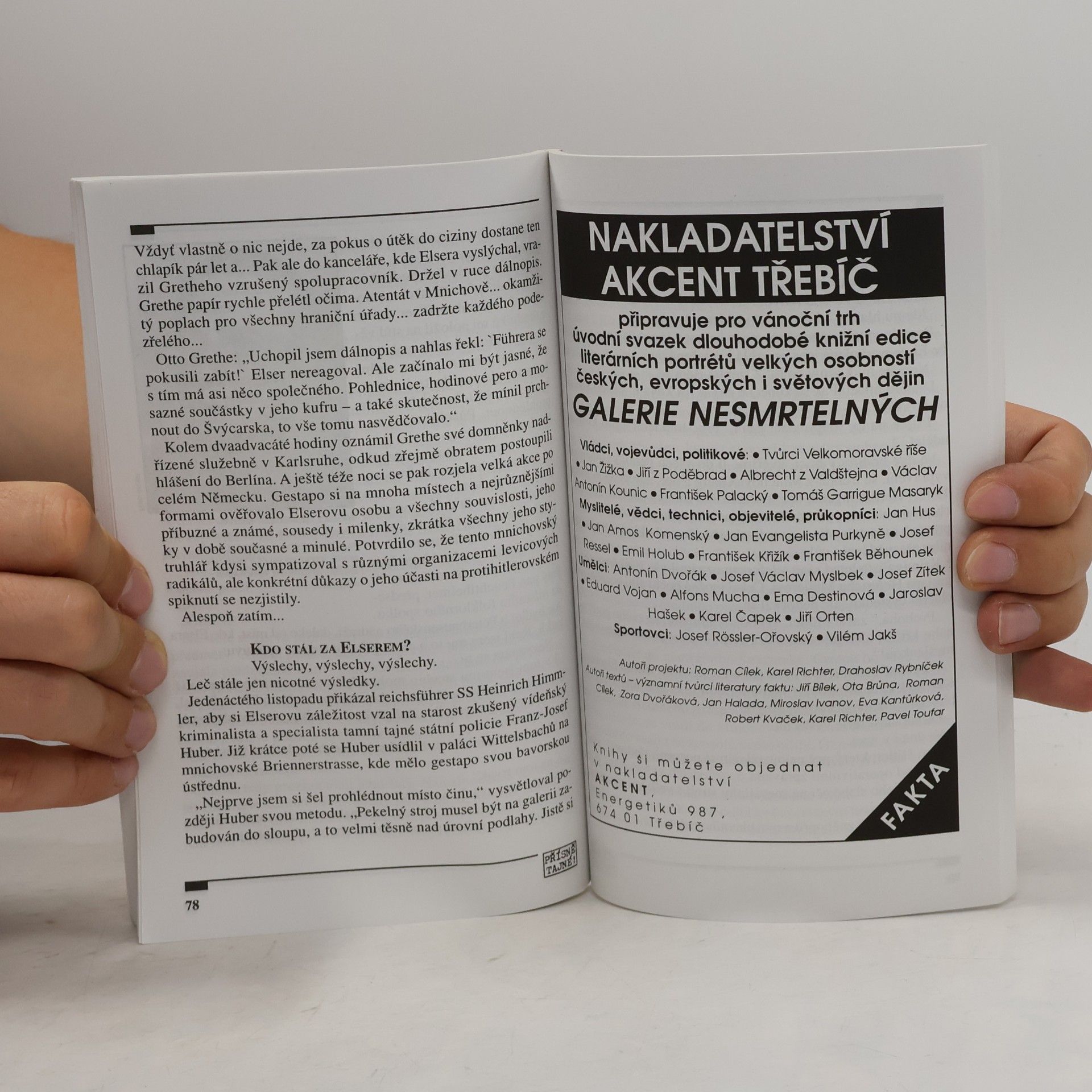 Kolektiv autorů Přísně tajné! Literatura faktu 6/98