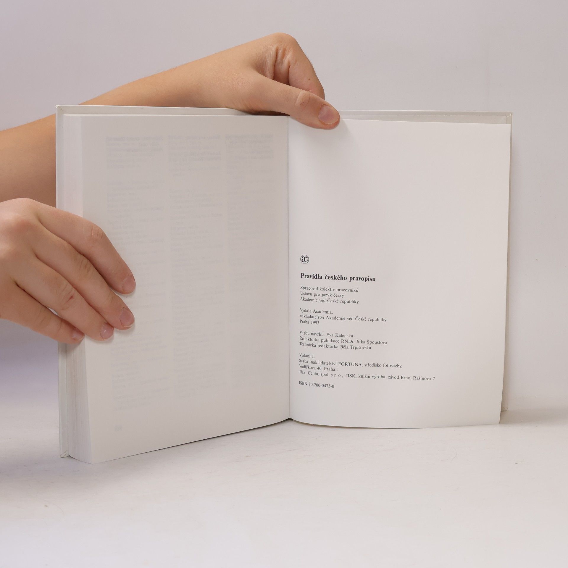 Autores varios Akademická pravidla českého pravopisu