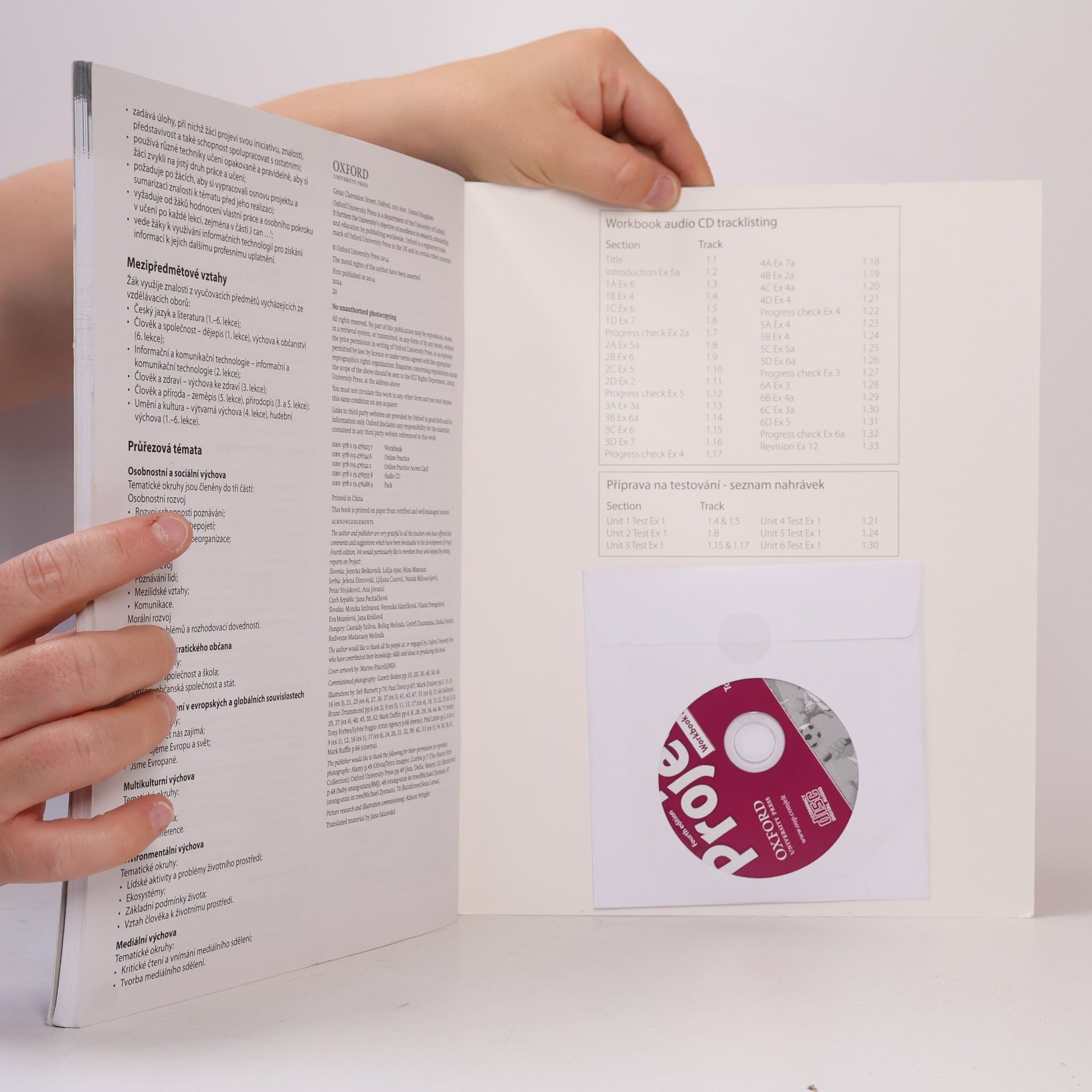 Tom Hutchinson Project 4. Pracovní sešit s poslechovým CD