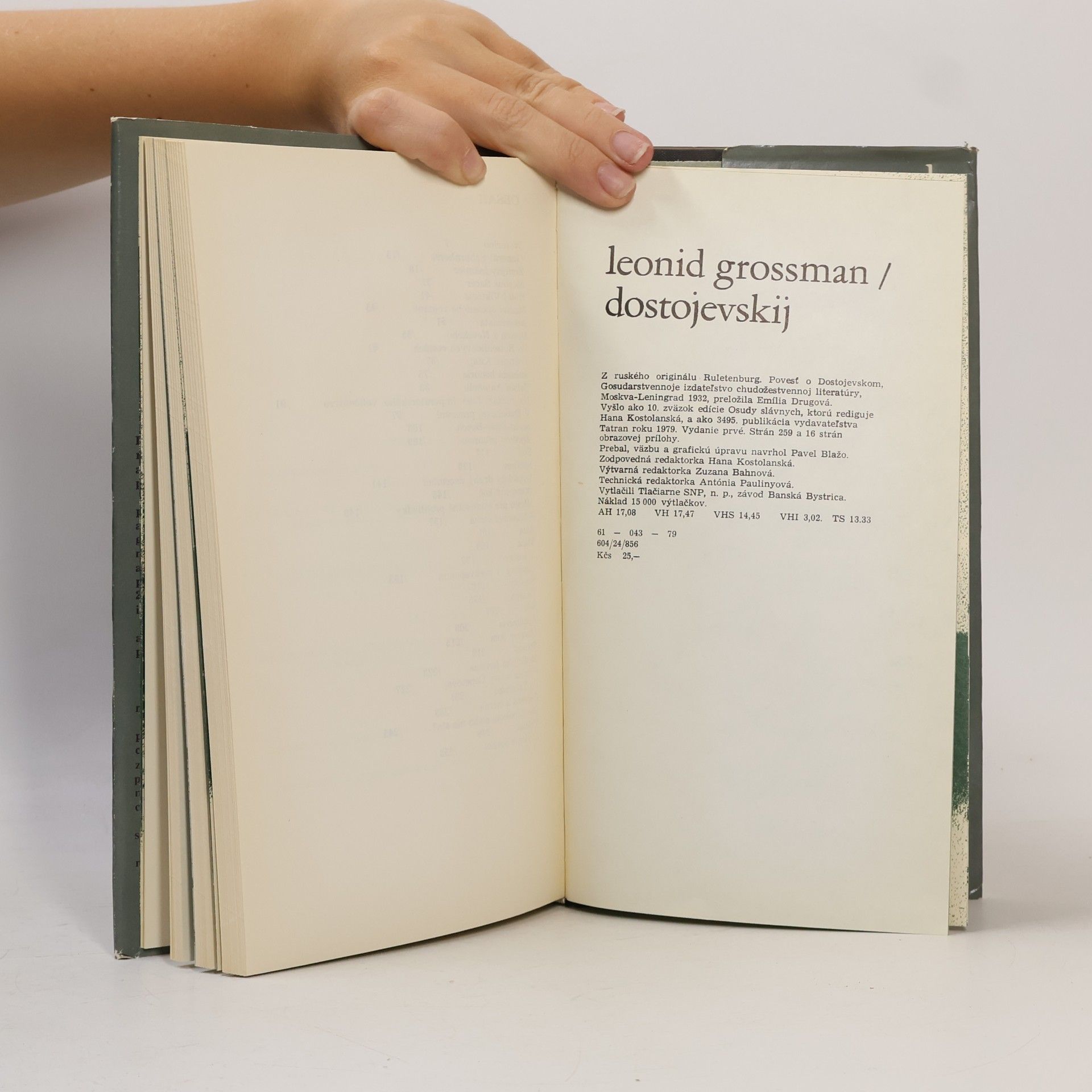 Leonid Grossman Osudy slávnych: Dostojevskij