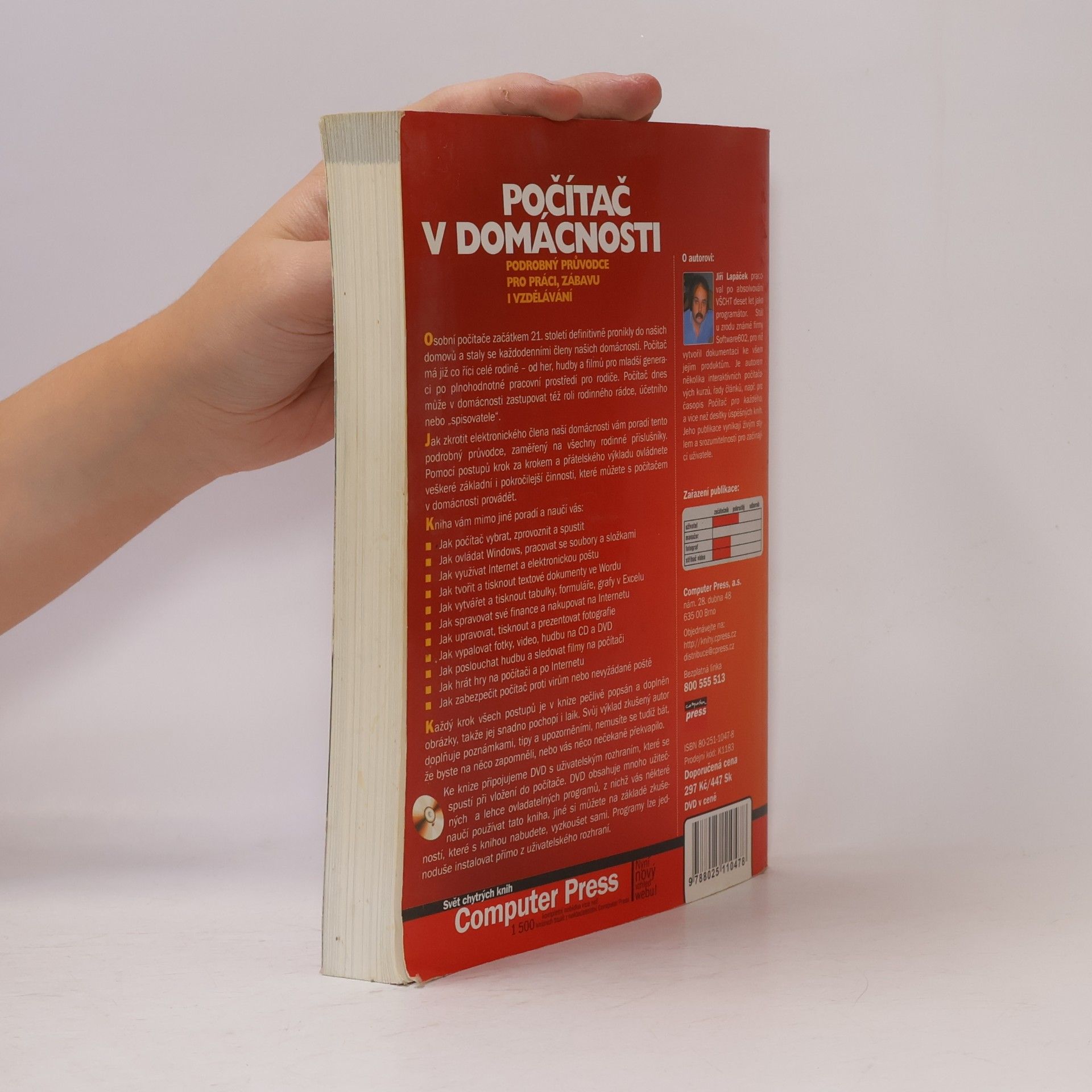 Jiří Lapáček Počítač v domácnosti : podrobný průvodce pro práci, zábavu i vzdělávání