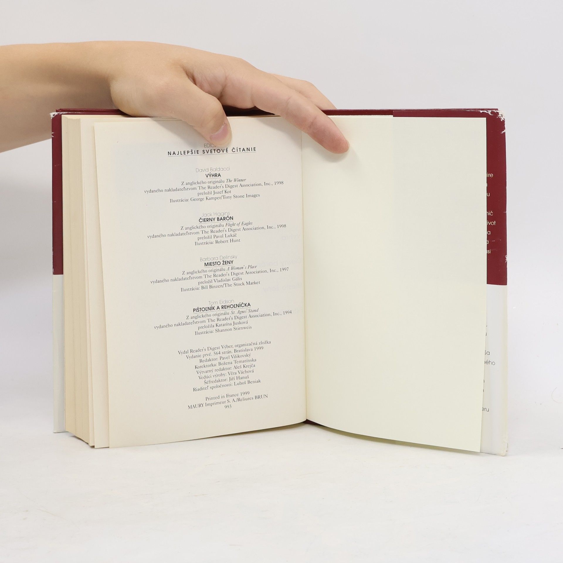 Various authors Nejlepšie svetové čítanie: Výhra. Čierny barón. Miesto ženy. Pištoľník a rehoľníčka