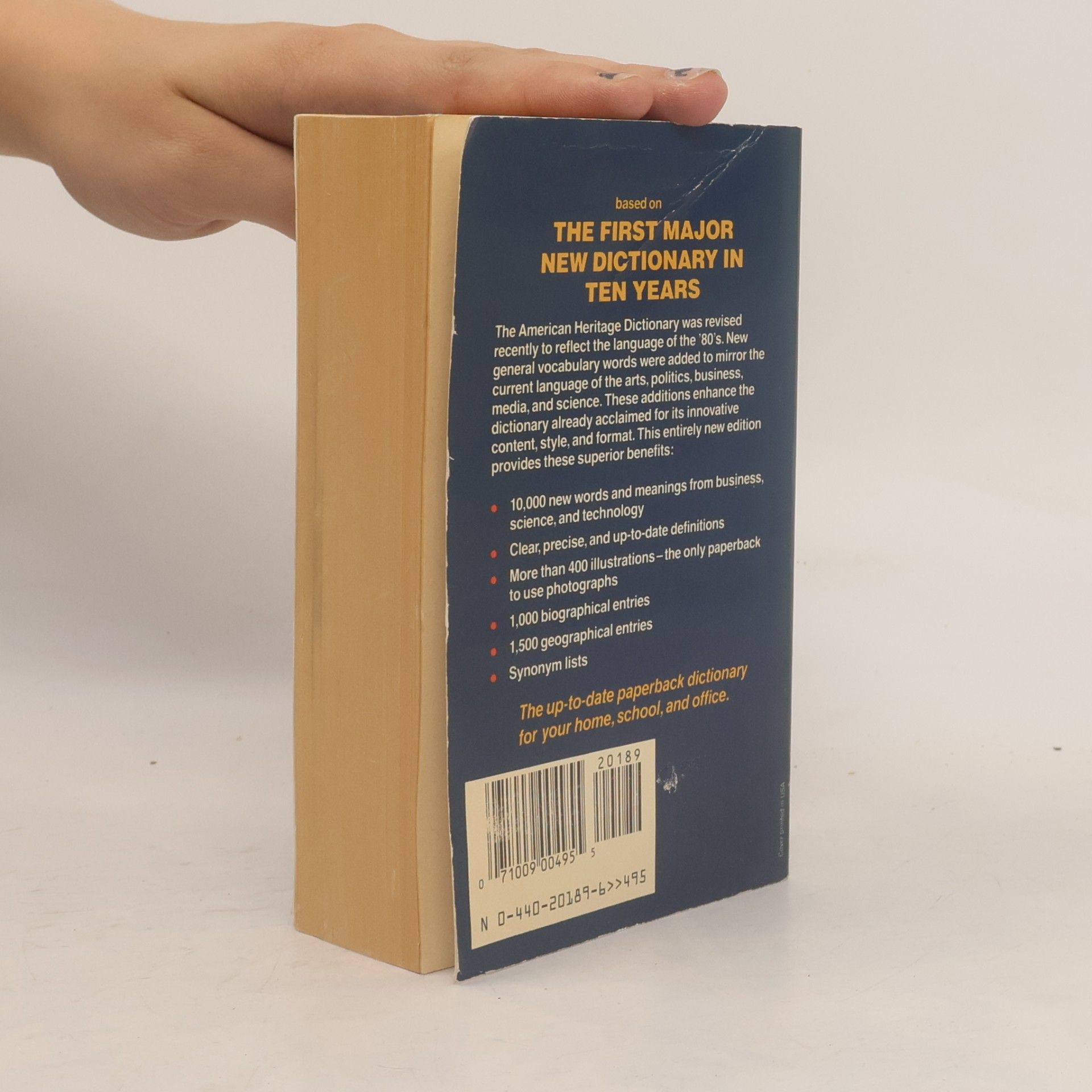 Kolektív autorov The American heritage dictionary : based on the new second college edition