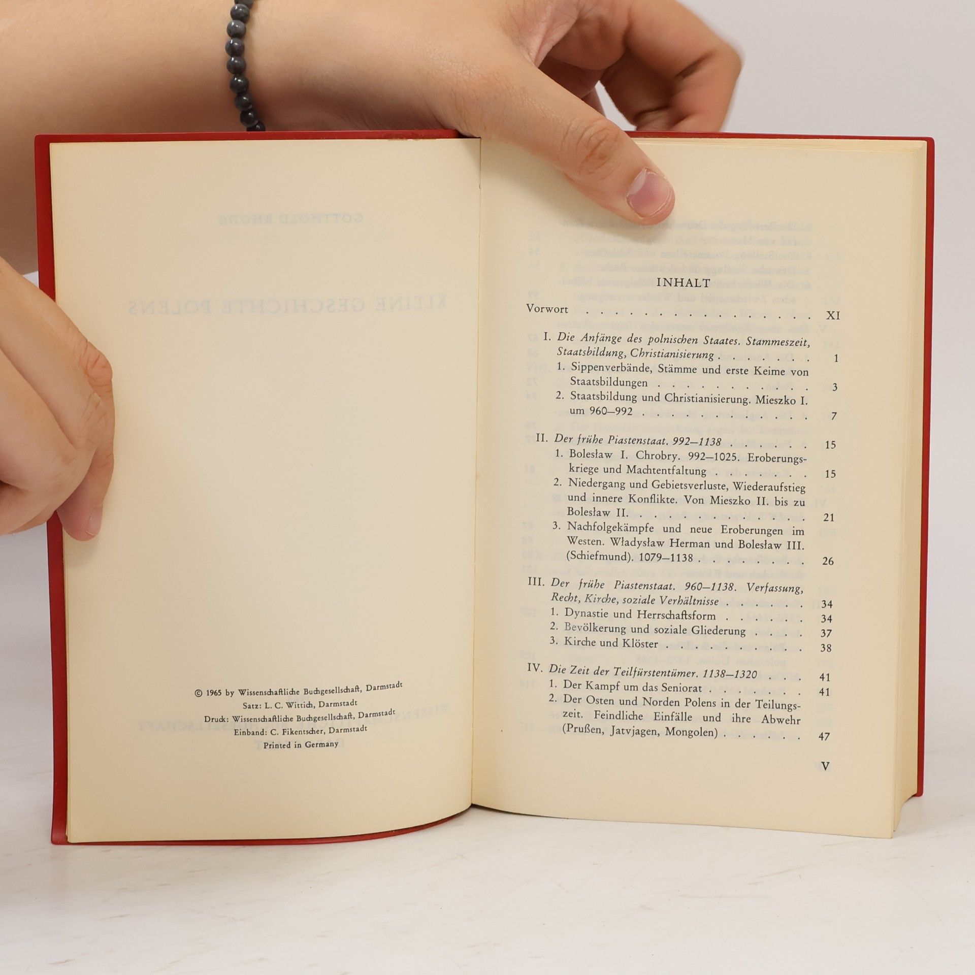 Gotthold Rhode Kleine Geschichte Polens