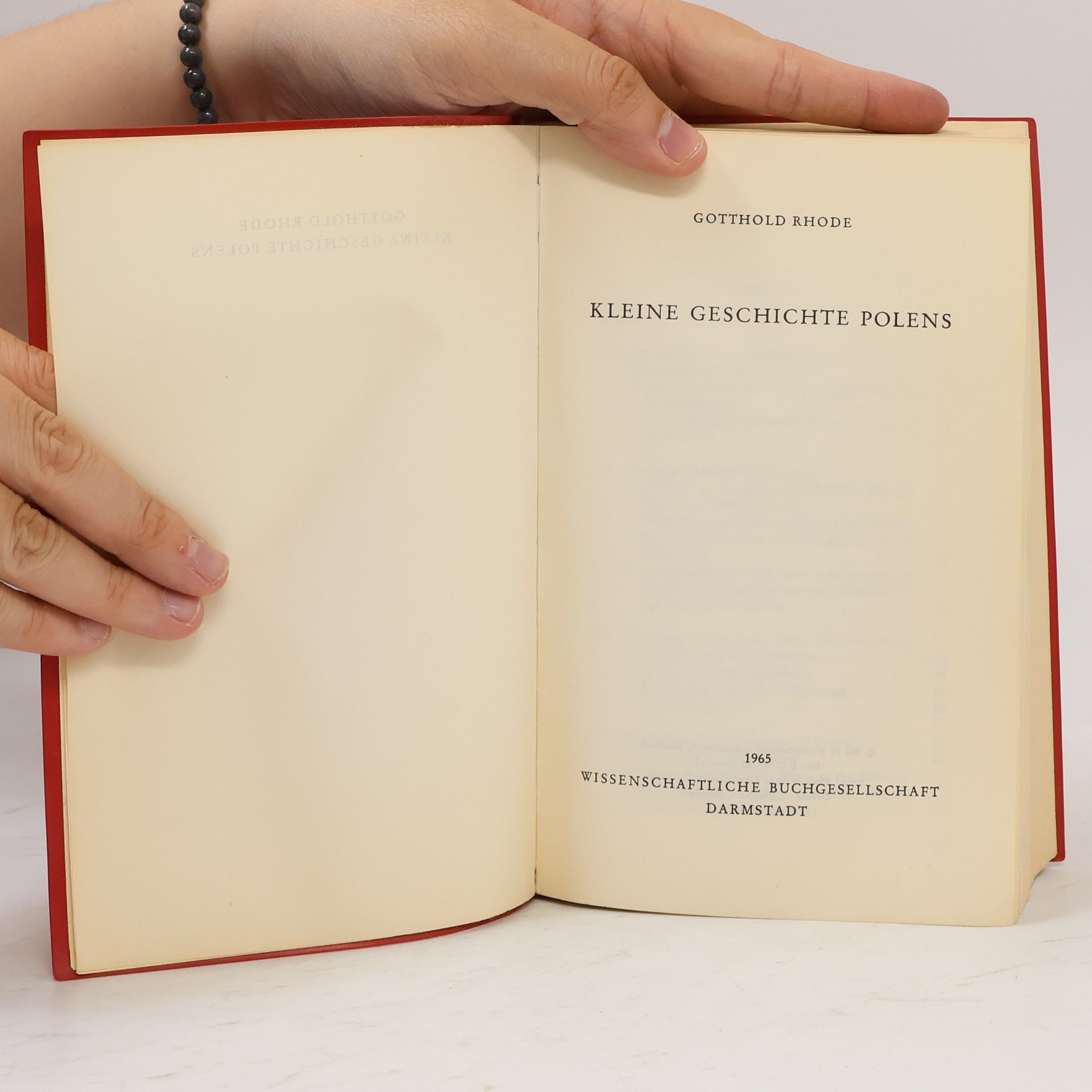 Gotthold Rhode Kleine Geschichte Polens