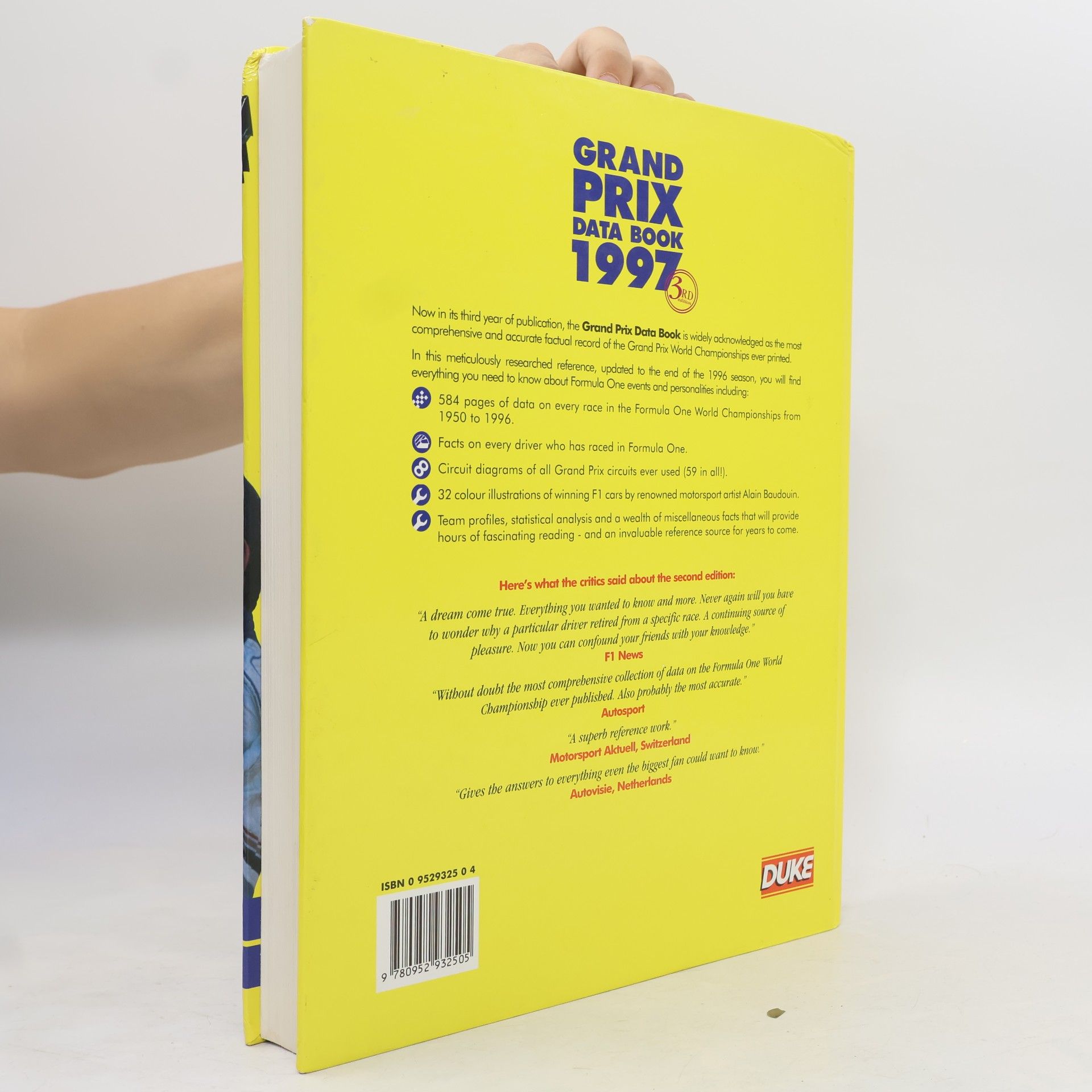 David Hayhoe Grand Prix Data Book 1997