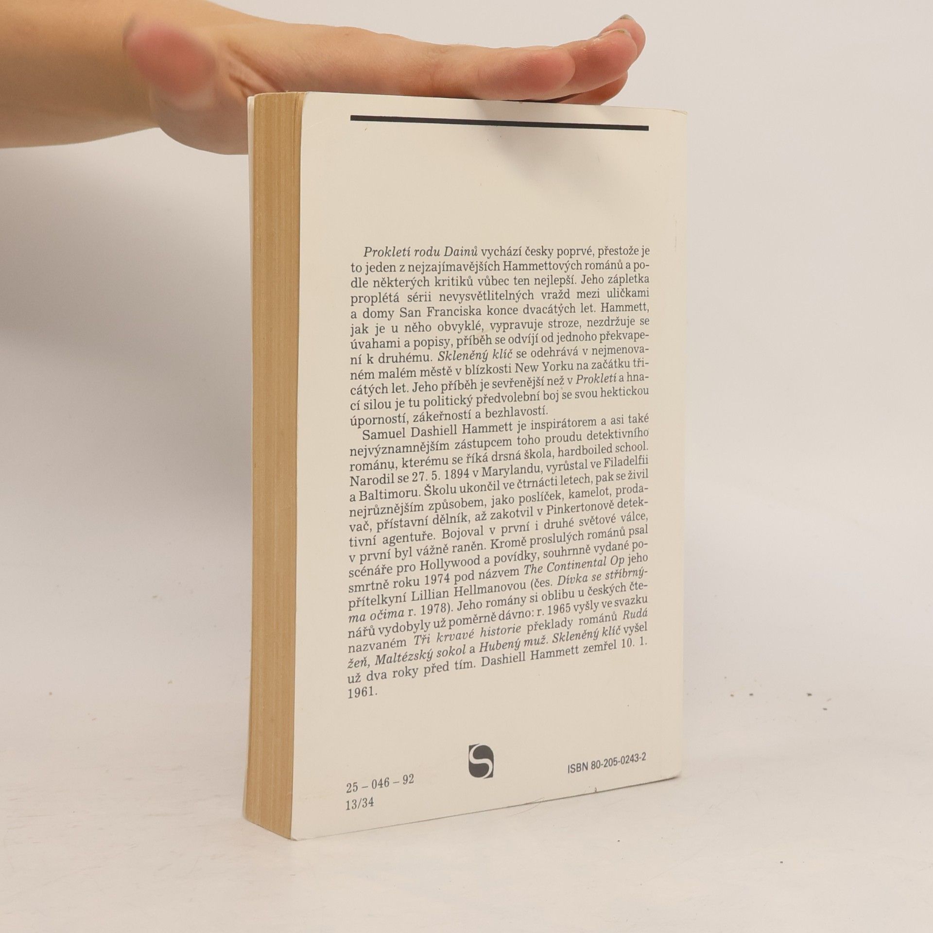 Dashiell Hammett Prokletí rodu Dainů. Skleněný klíč