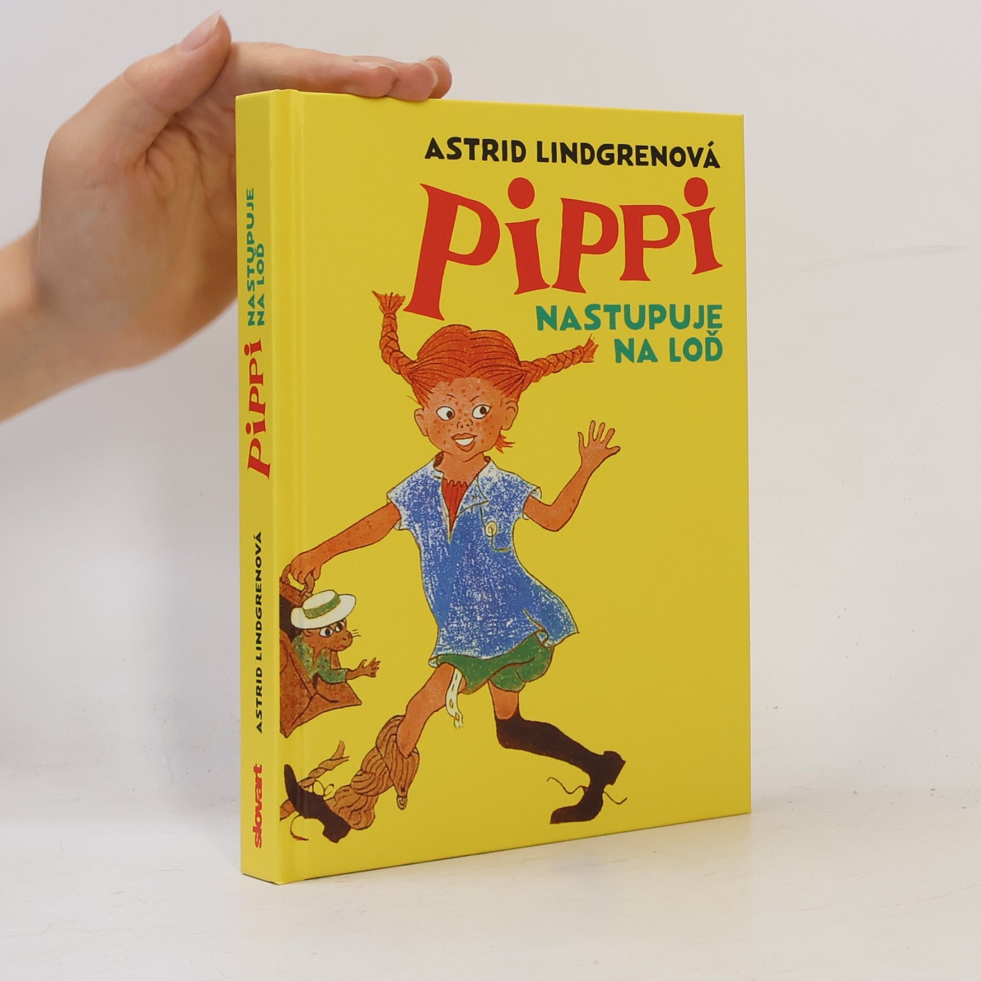 Astrid Lindgren Pippi nastupuje na ľoď