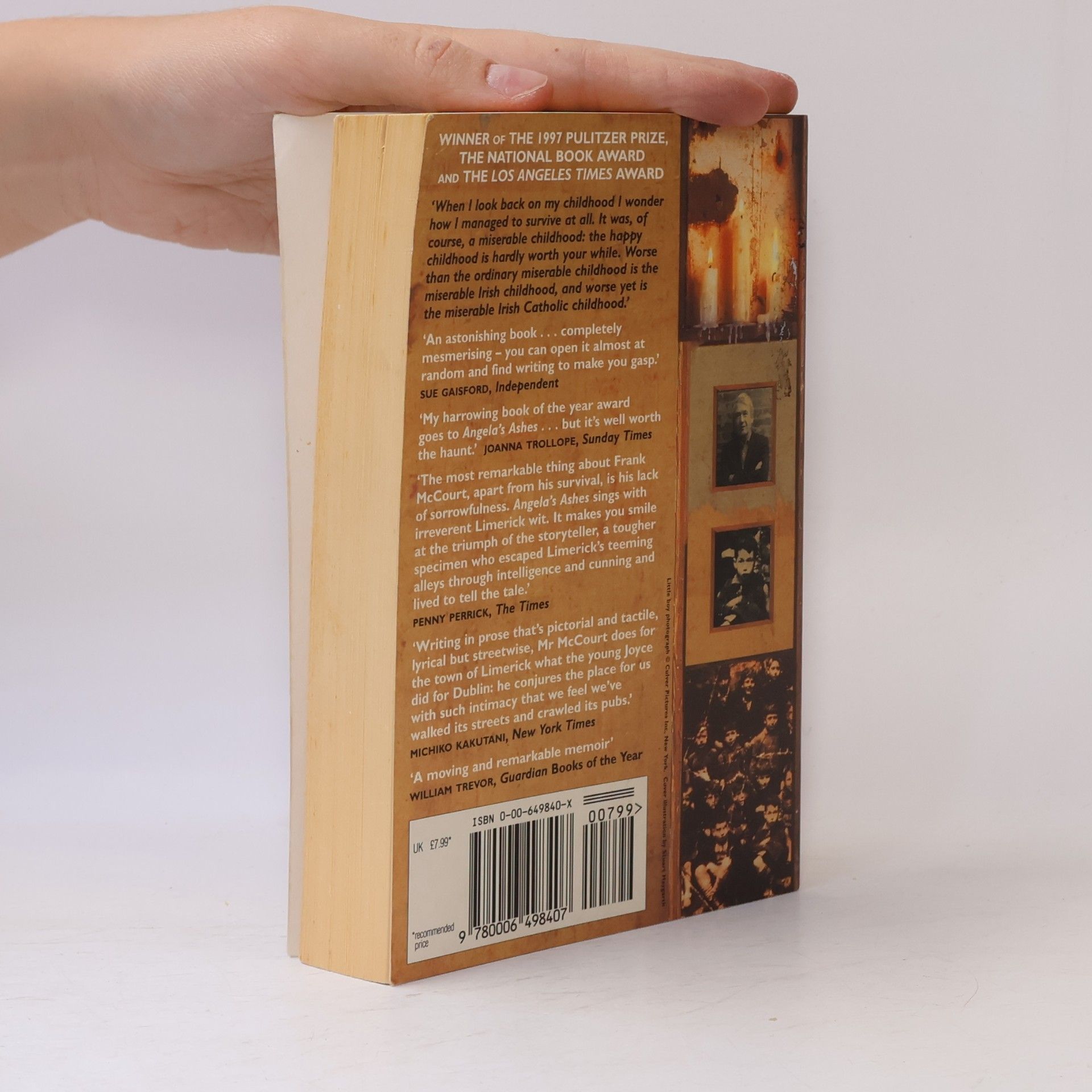 Frank McCourt Angela's ashes. A memoir of a childhood