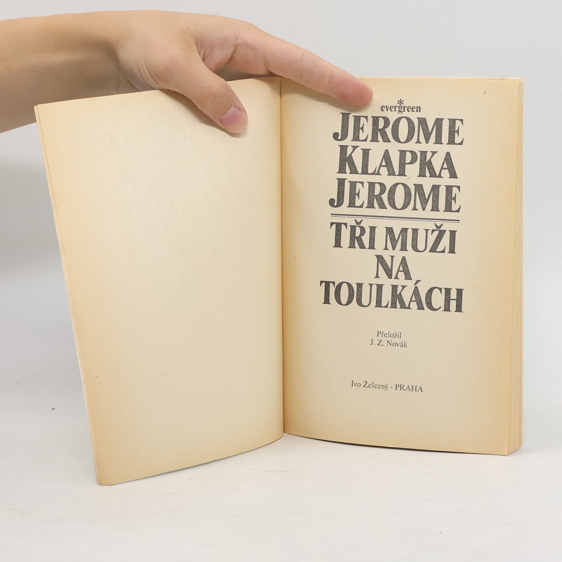 Jerome Klapka Jerome Tři muži ve člunu