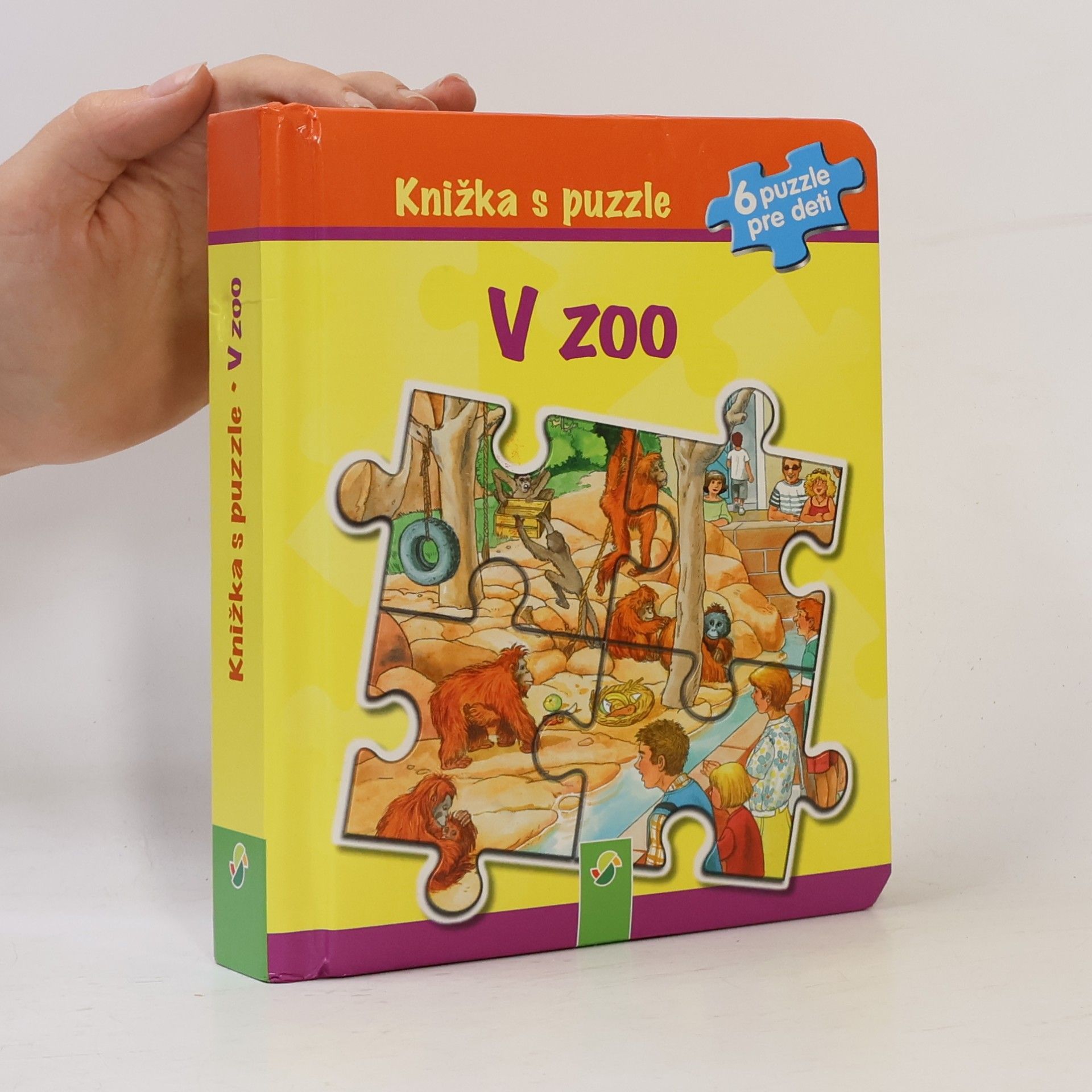 Kolektiv autorů Knížka s puzzle. V zoo