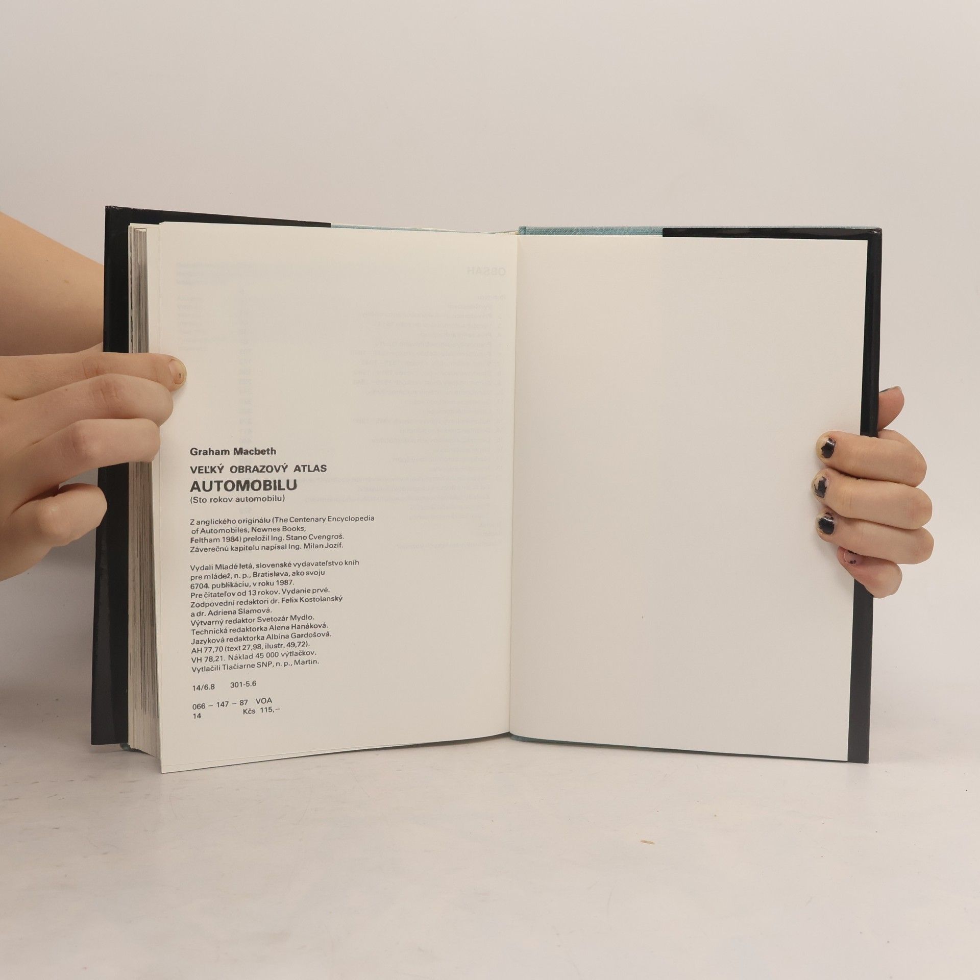 Graham Macbeth Veľký obrazový atlas automobilu