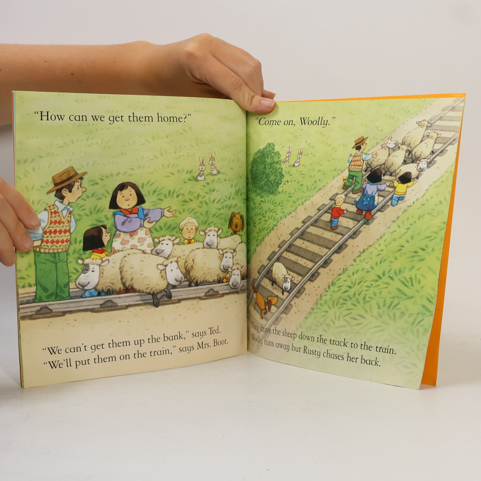 Betty Root Woolly stops the train