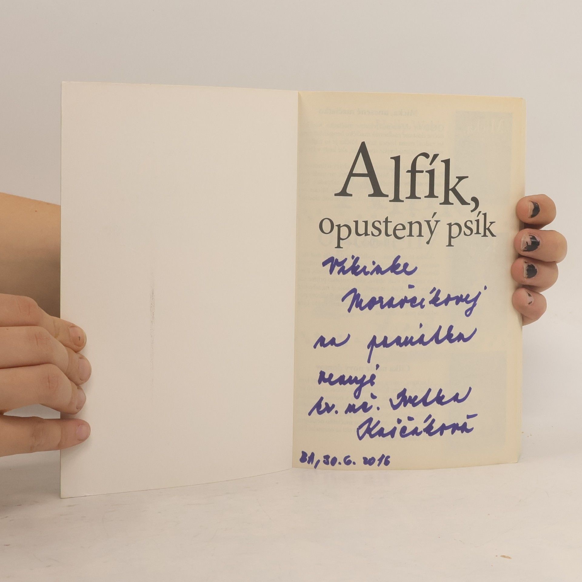 Holly Webb Alfík, opustený psík