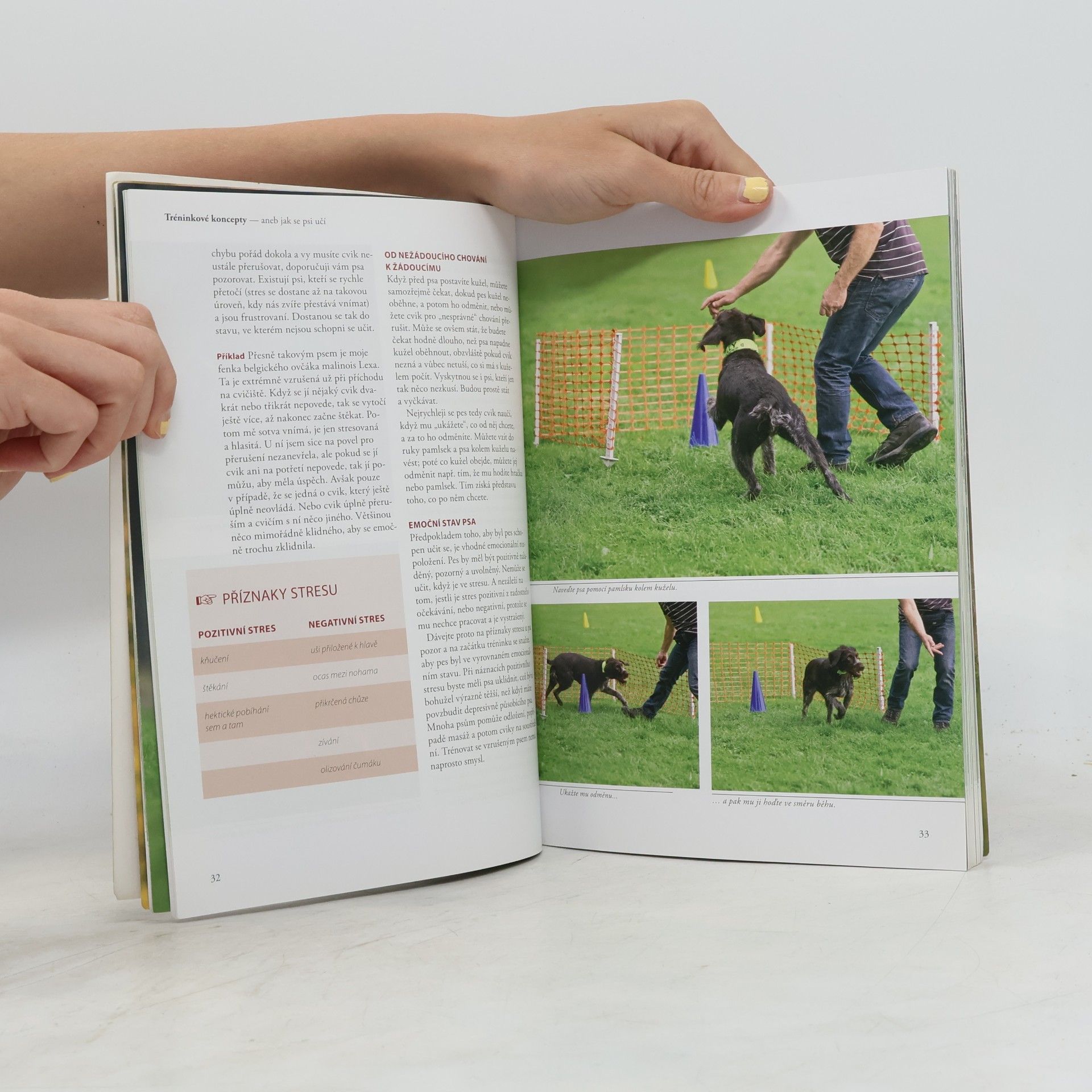 Helma Spona Obedience - Různé tréninkové metody pro jednotlivé cviky