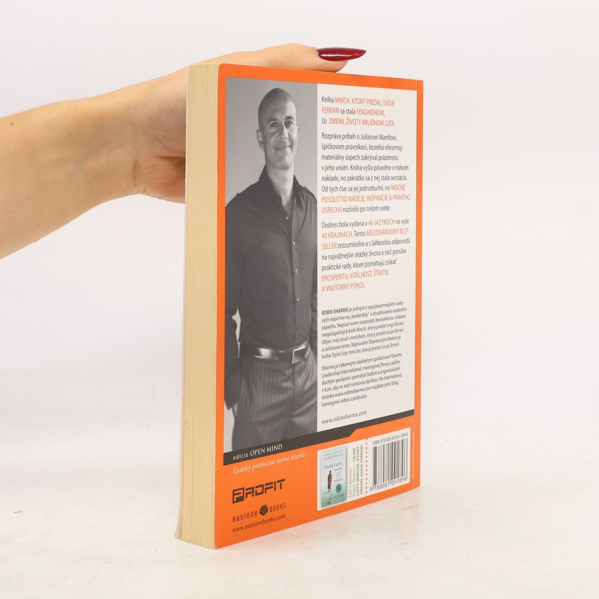 Robin Sharma Mních, ktorý predal svoje ferrari