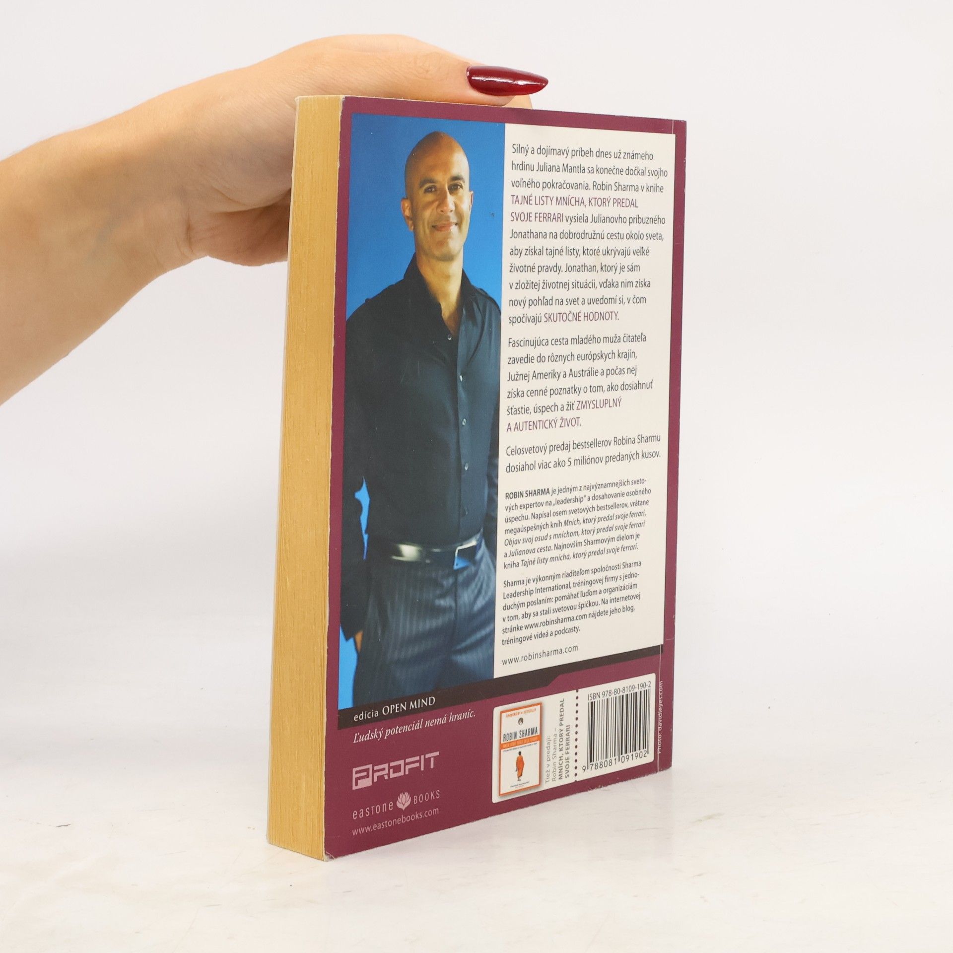Robin Sharma Tajné listy mnícha, ktorý predal svoje ferrari