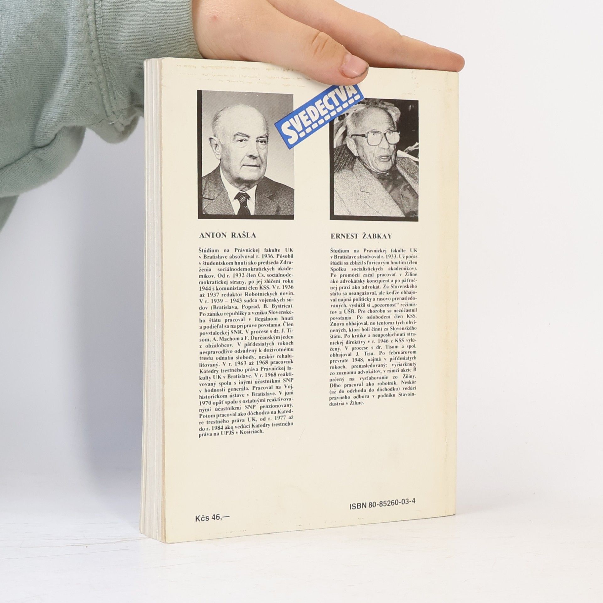 Anton Rašla Proces s dr. J. Tisom
