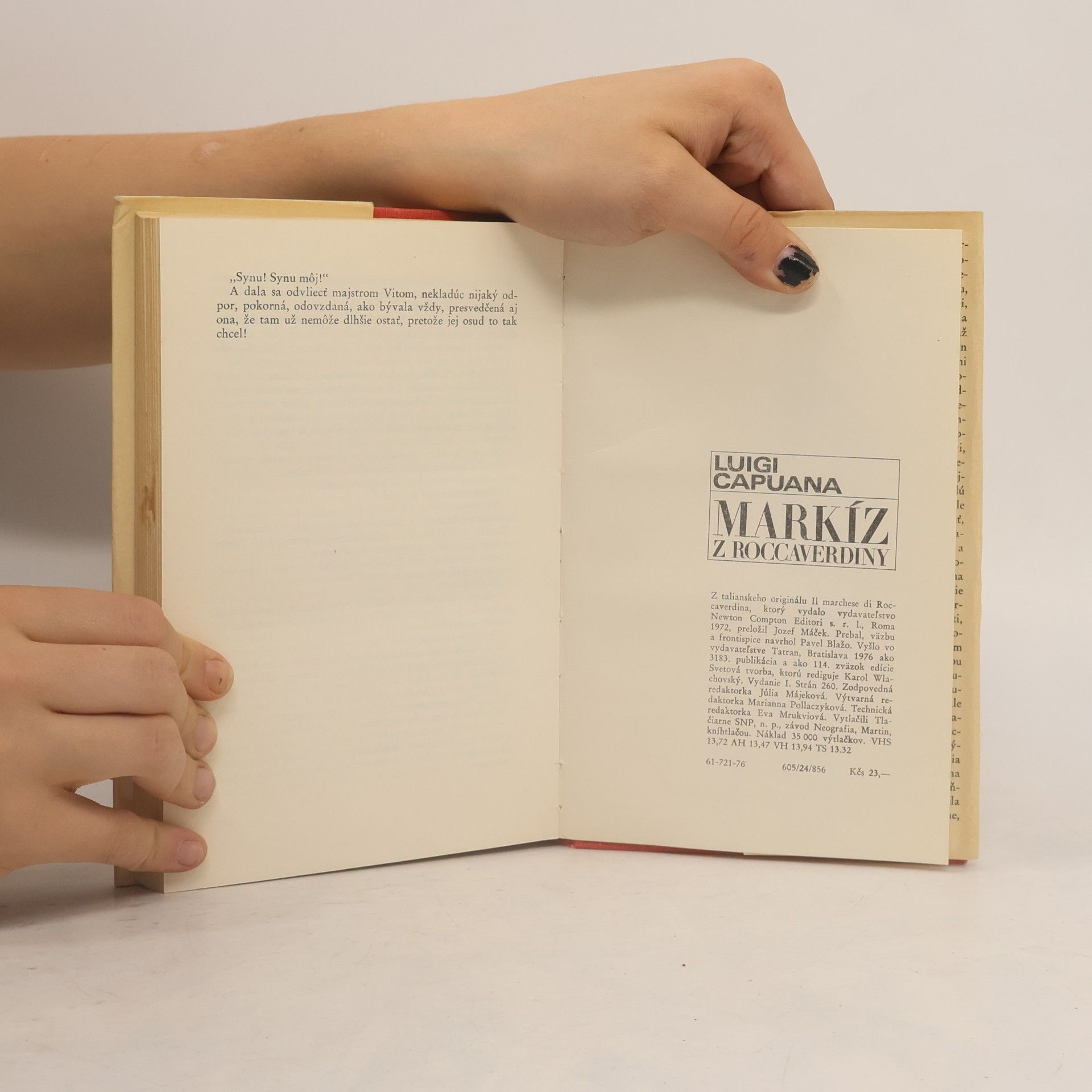Luigi Capuana Markíz z Roccaverdiny